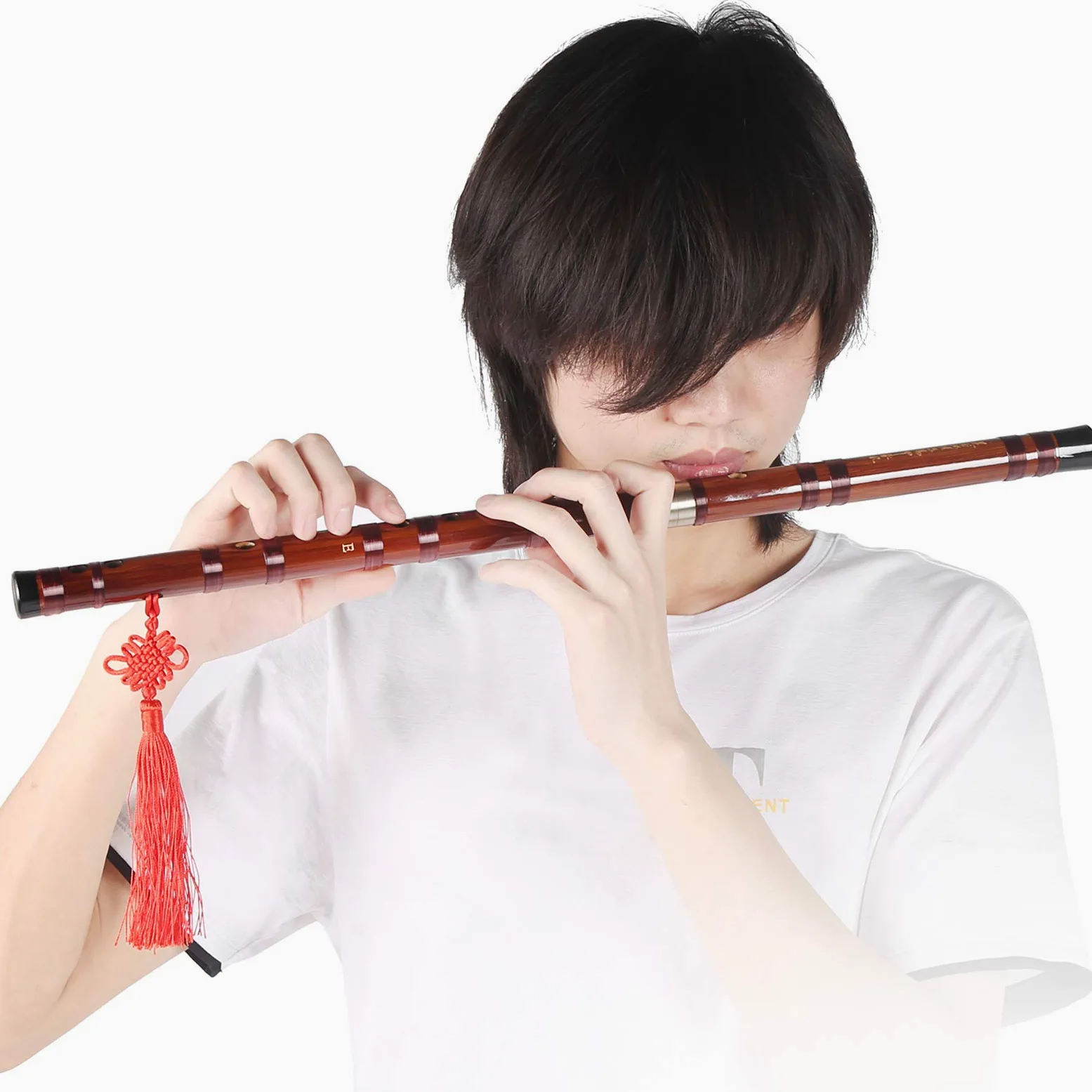 Flûte en Bambou E Key Matière Amère Sèche Sélectionnée Ensemble D'instruments Dizi Traditionnel ZD 02 pour Flûtes en Bambou Débutants , Instrument à Vent