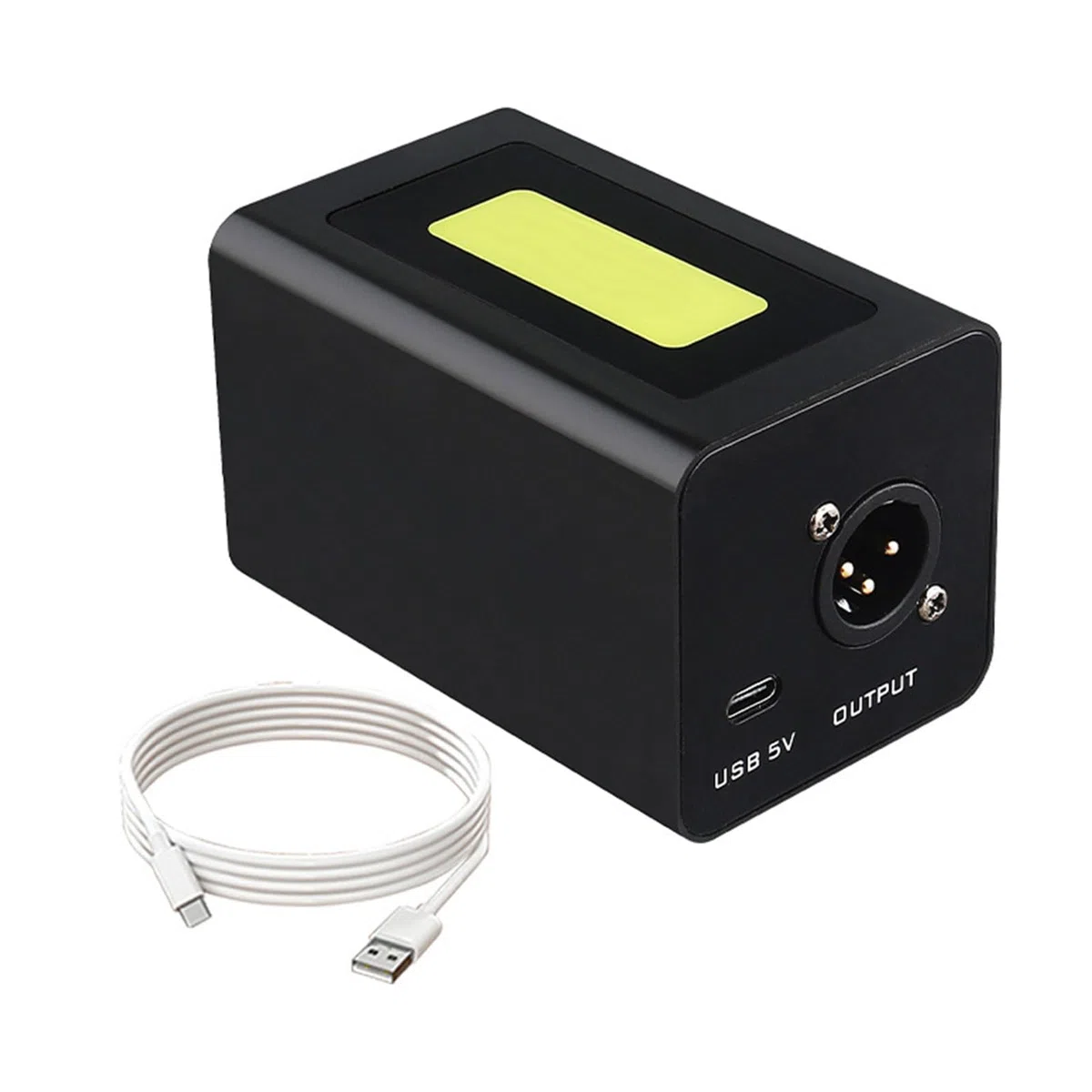 Alimentation professionnelle USB 48 V Phantoms pour enregistrement de musique, micro à condensateur, diffusion en direct