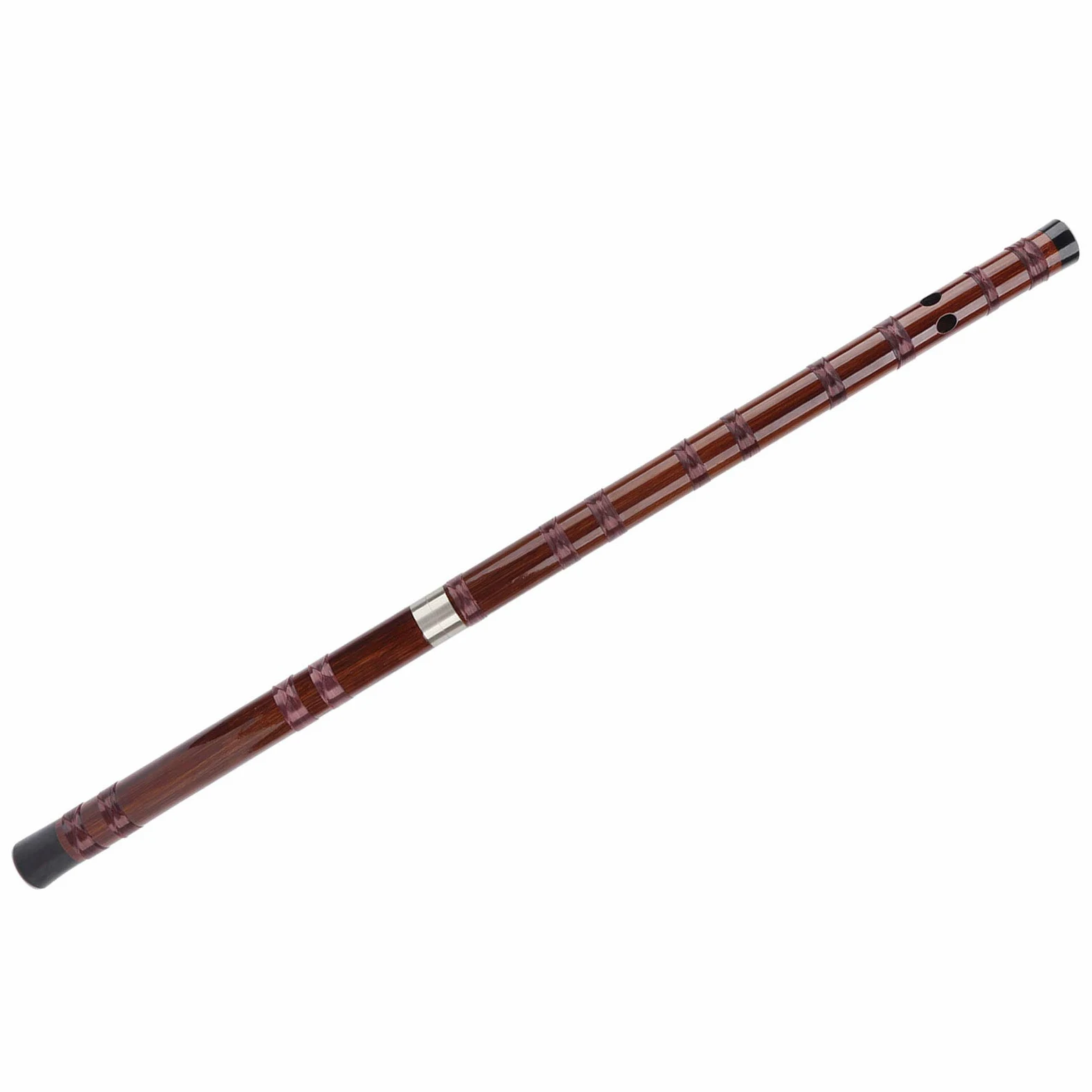 Flûte portable Dizi, clé professionnelle F Flûte en bambou universelle traditionnelle, pour chansons populaires professionnelles(Key F)