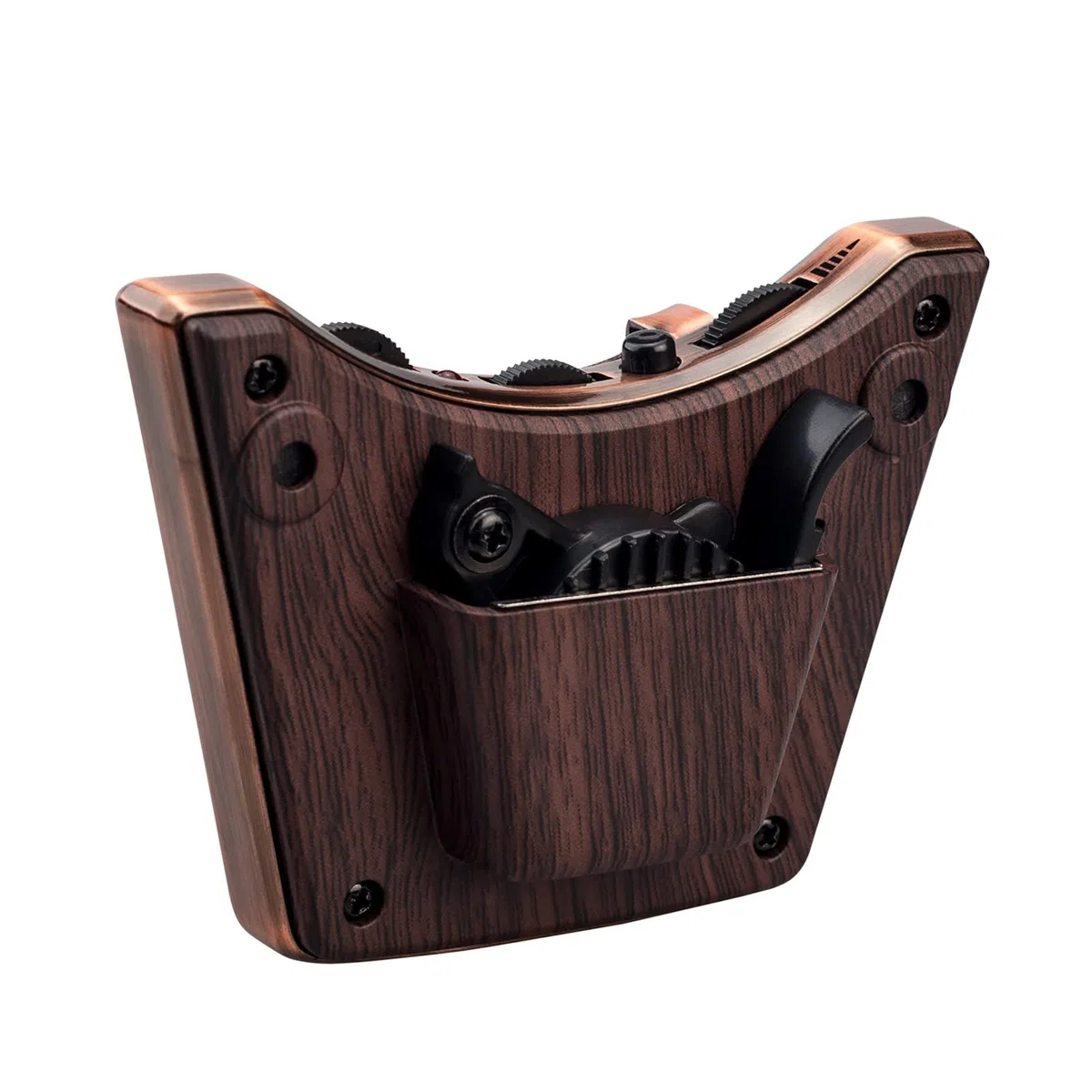 Micro de guitare acoustique - Double mode de micro piézo + micro - Prend en charge le volume et le réglage de la tonalité - Fonction de phase - Installation facile pour guitares folk classiques