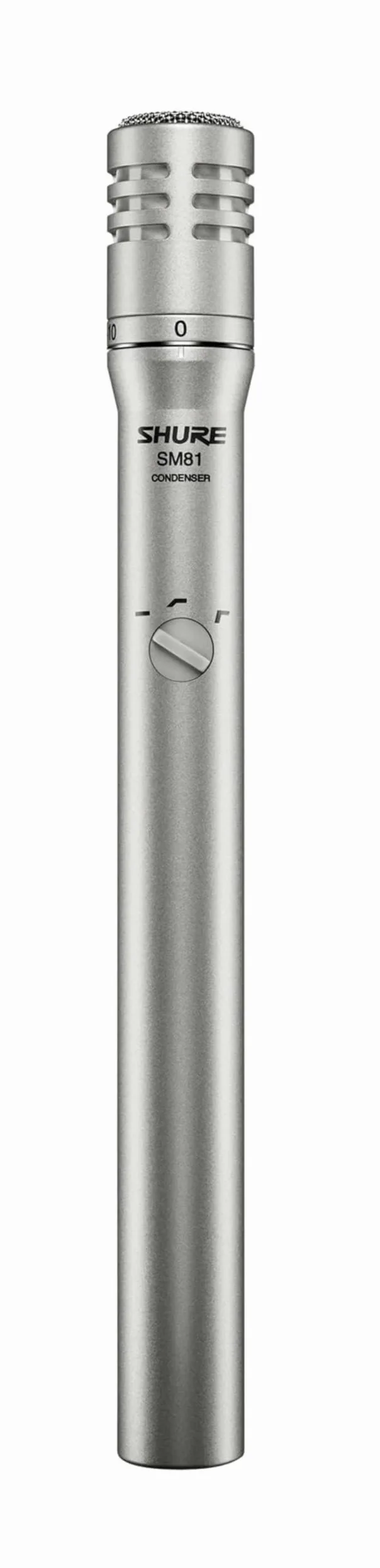 Shure Sm81-Lc Microphone de L'Instrument de Condenseur Cardioïde pour la Guitare, le Piano et les Cymbales, Aucun Câble Inclus (Sm81-Lc)