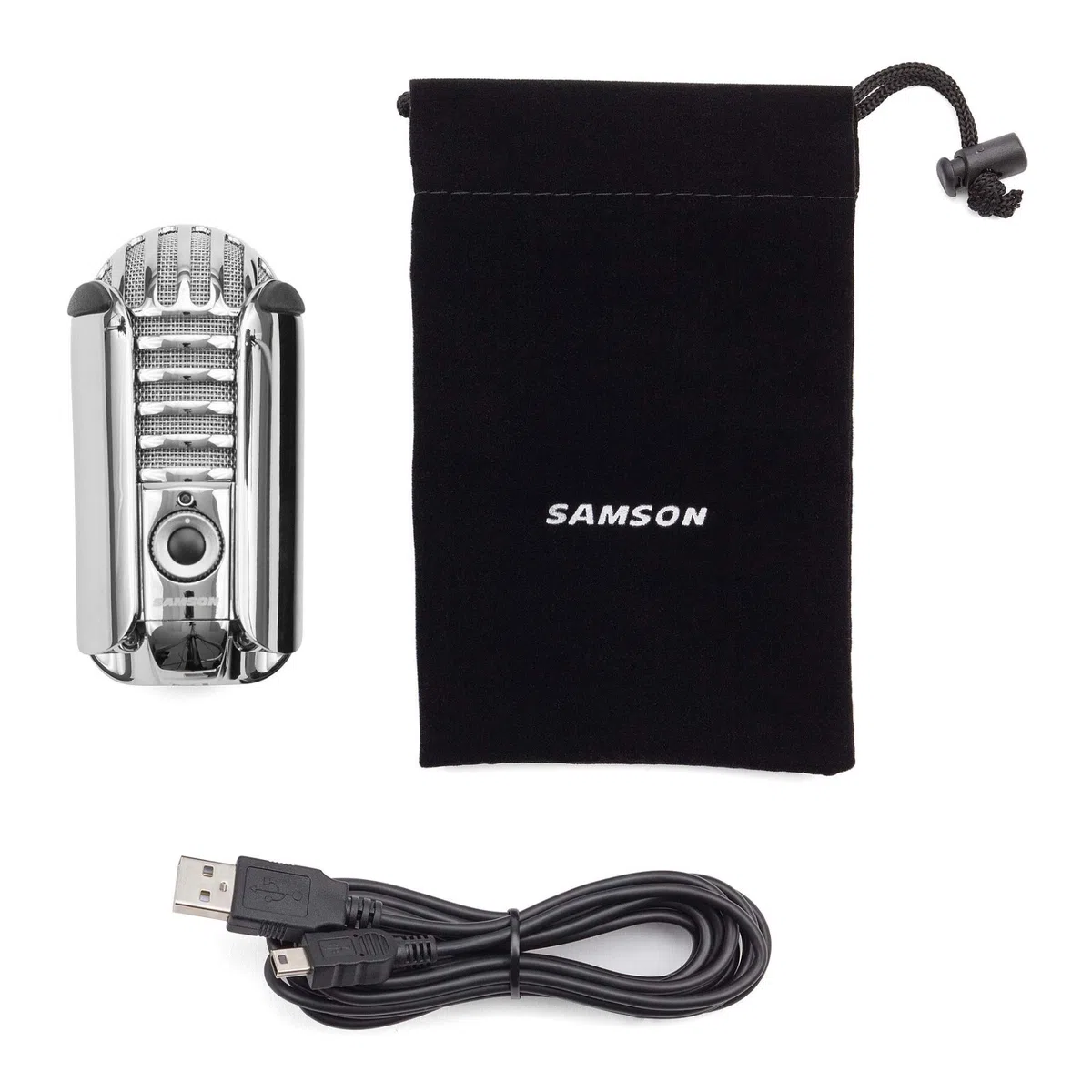 Samson Meteor Mic Microphone à condensateur USB cardioïde Chromé