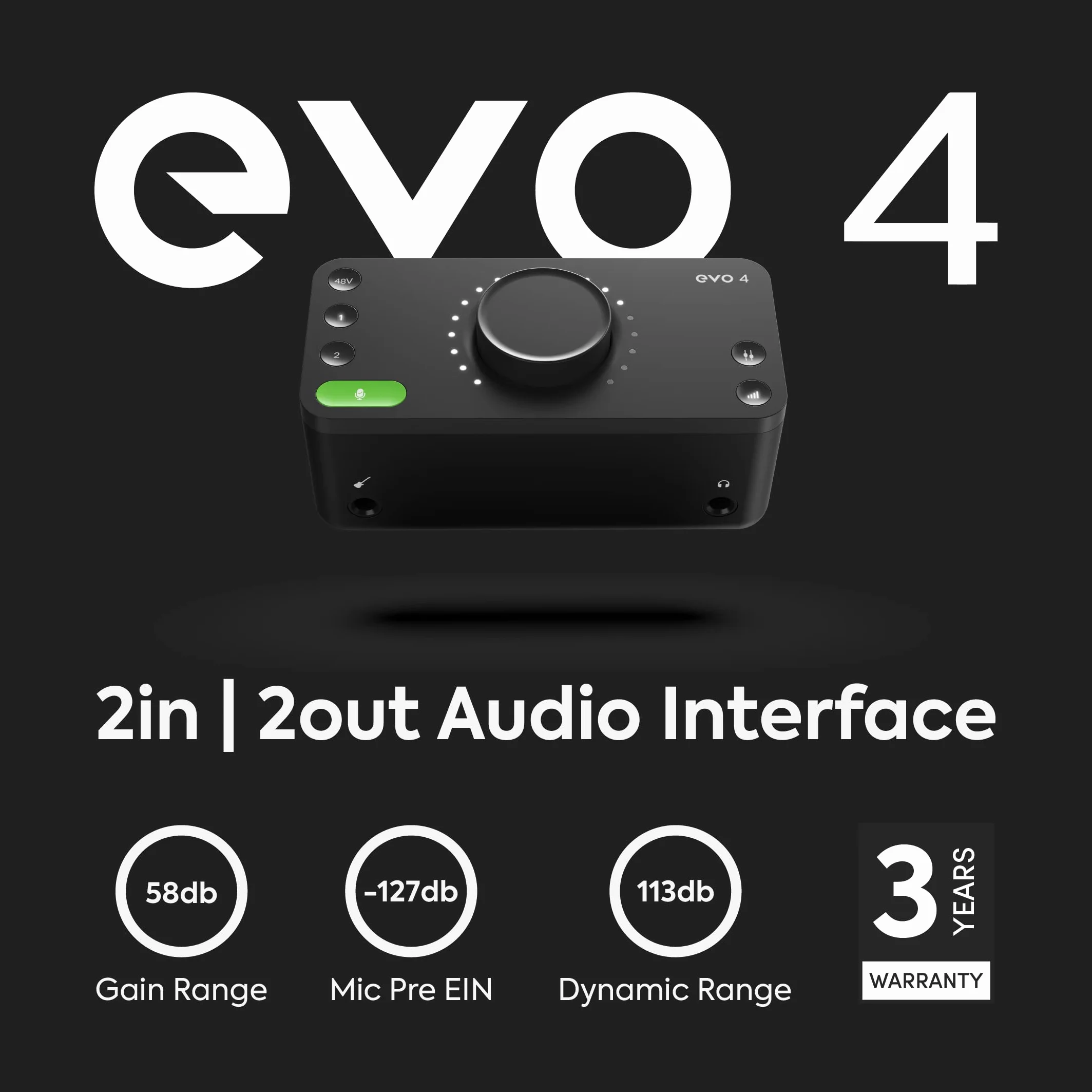 Audient EVO 4 - Interface USB
