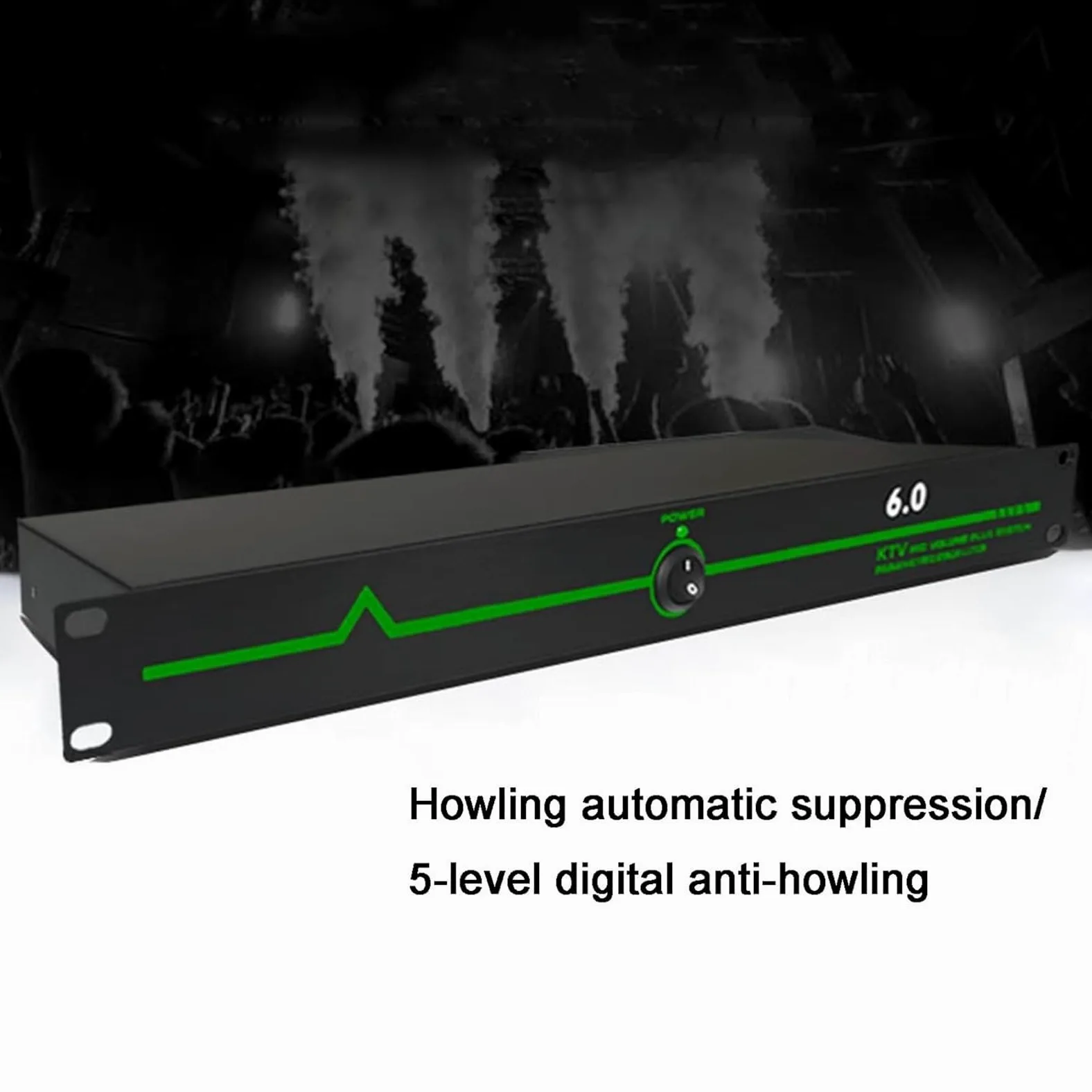 Feedback Eliminator Microphone anti-hurlement Changeur de fréquence pour performance, scène, conférence et karaoké