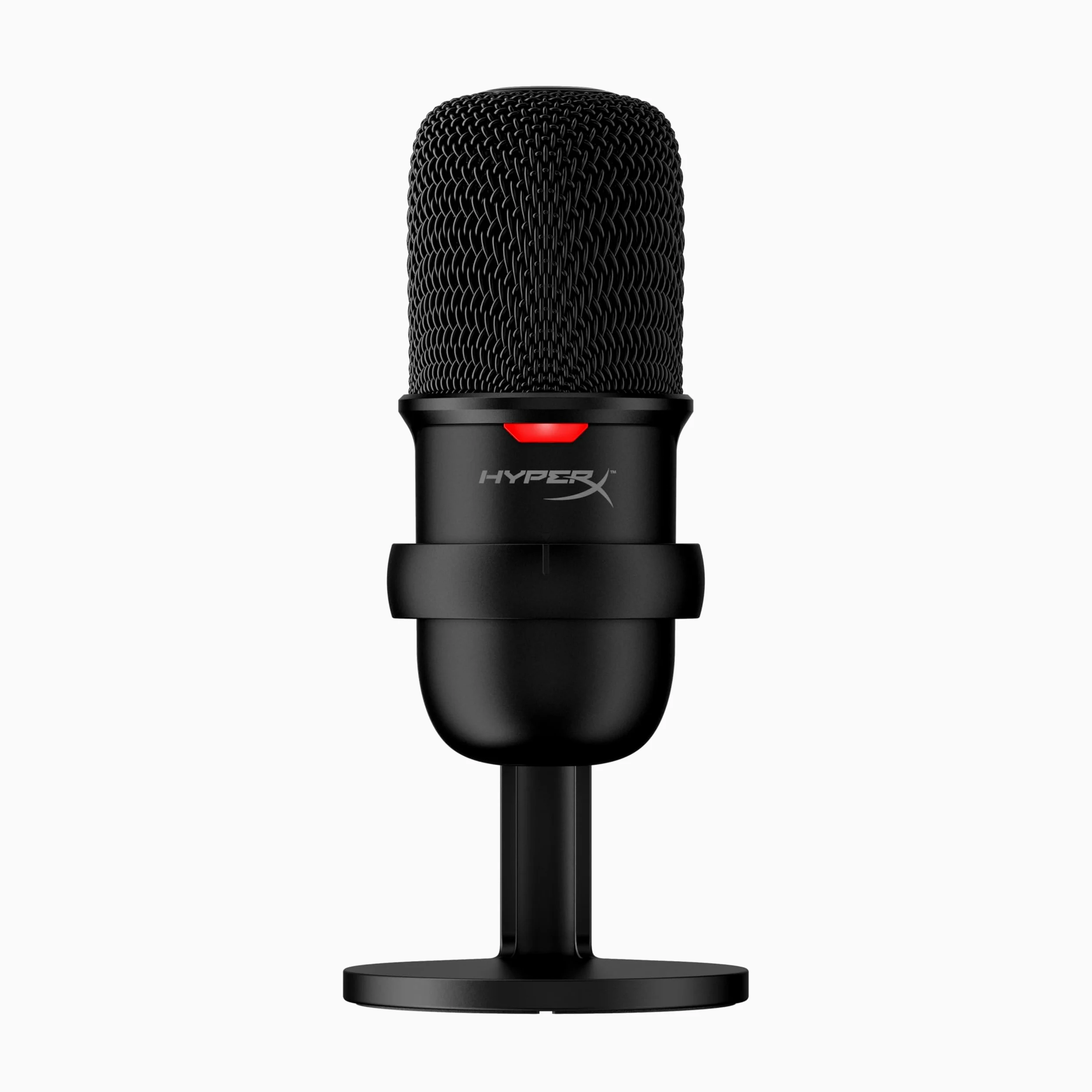 HyperX SoloCast – Microphone de jeu USB à condensateur, pour PC, PS4 et Mac, Désactivation du micro par pression, Diagramme polaire cardioïde, Gaming, Streaming, Podcasts, Twitch, YouTube, Discord