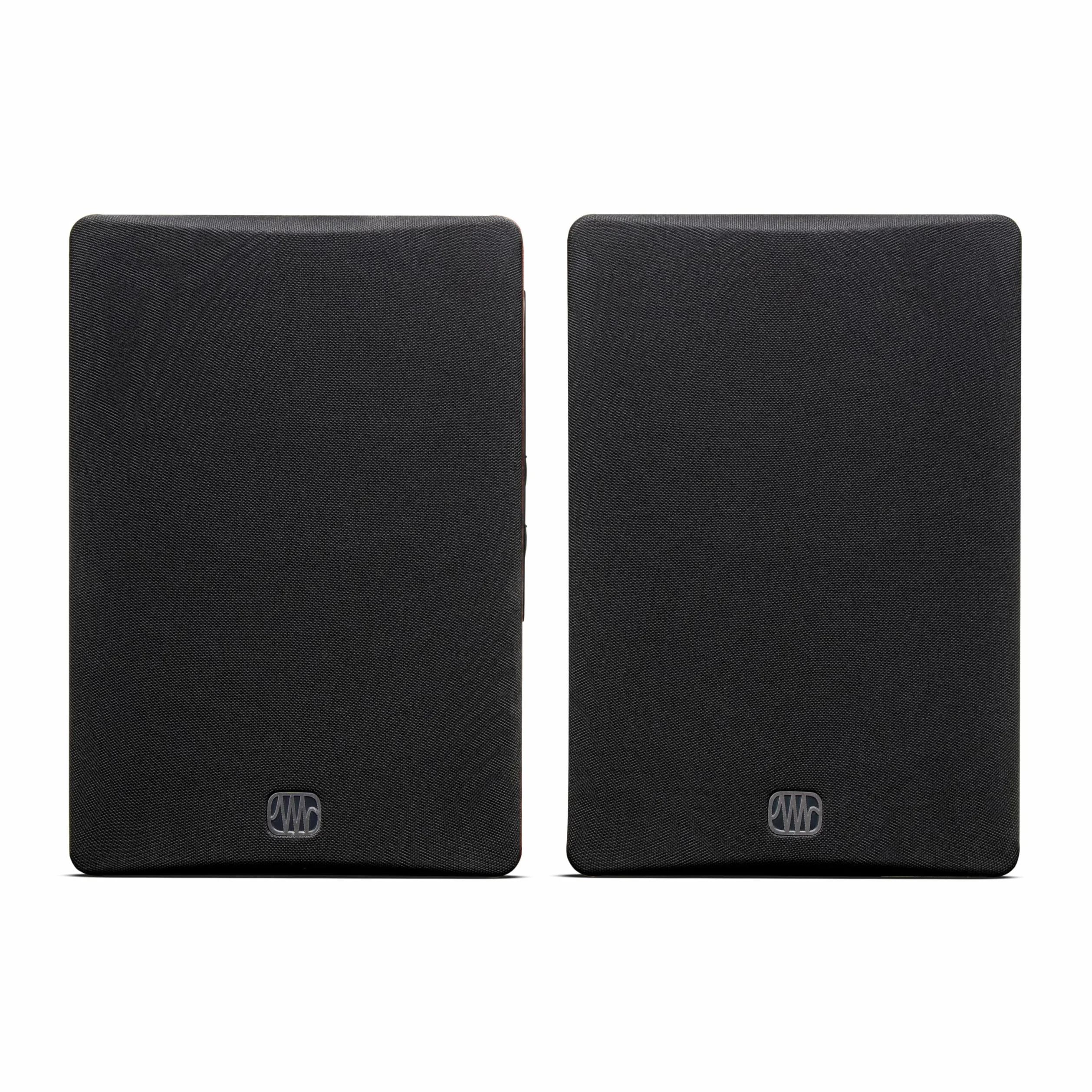 Enceintes bibliothèque actives sans fil PreSonus Eris Accent BT — Enceintes bibliothèque multimédia Bluetooth pour PC, jeux, ordinateur, TV, paire d'enceintes (bois)