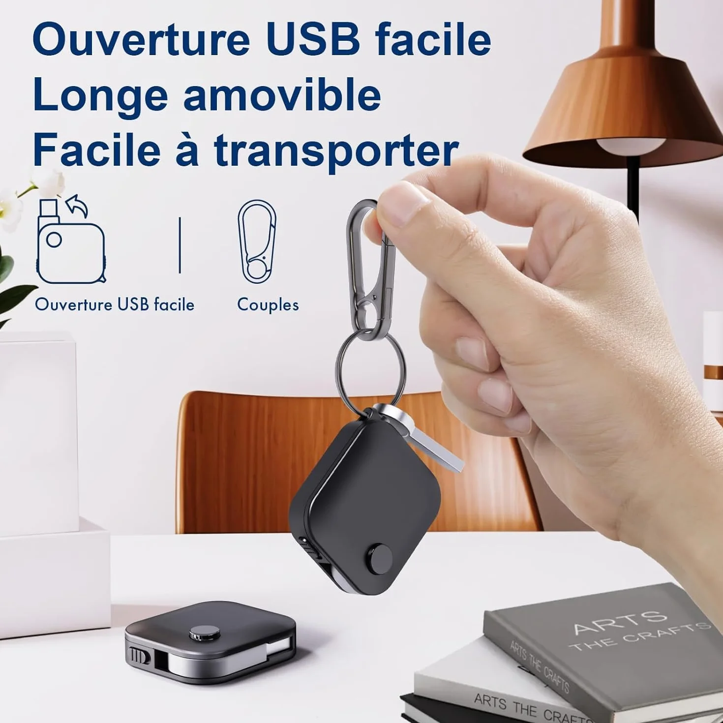 Enregistreur Vocal numérique de 128 Go - Enregistreur Audio Portable avec Effacement du Bruit, Activation vocale, Enregistrement Ultra Net, Lecture intégrée et Rechargeable Via USB, idéal