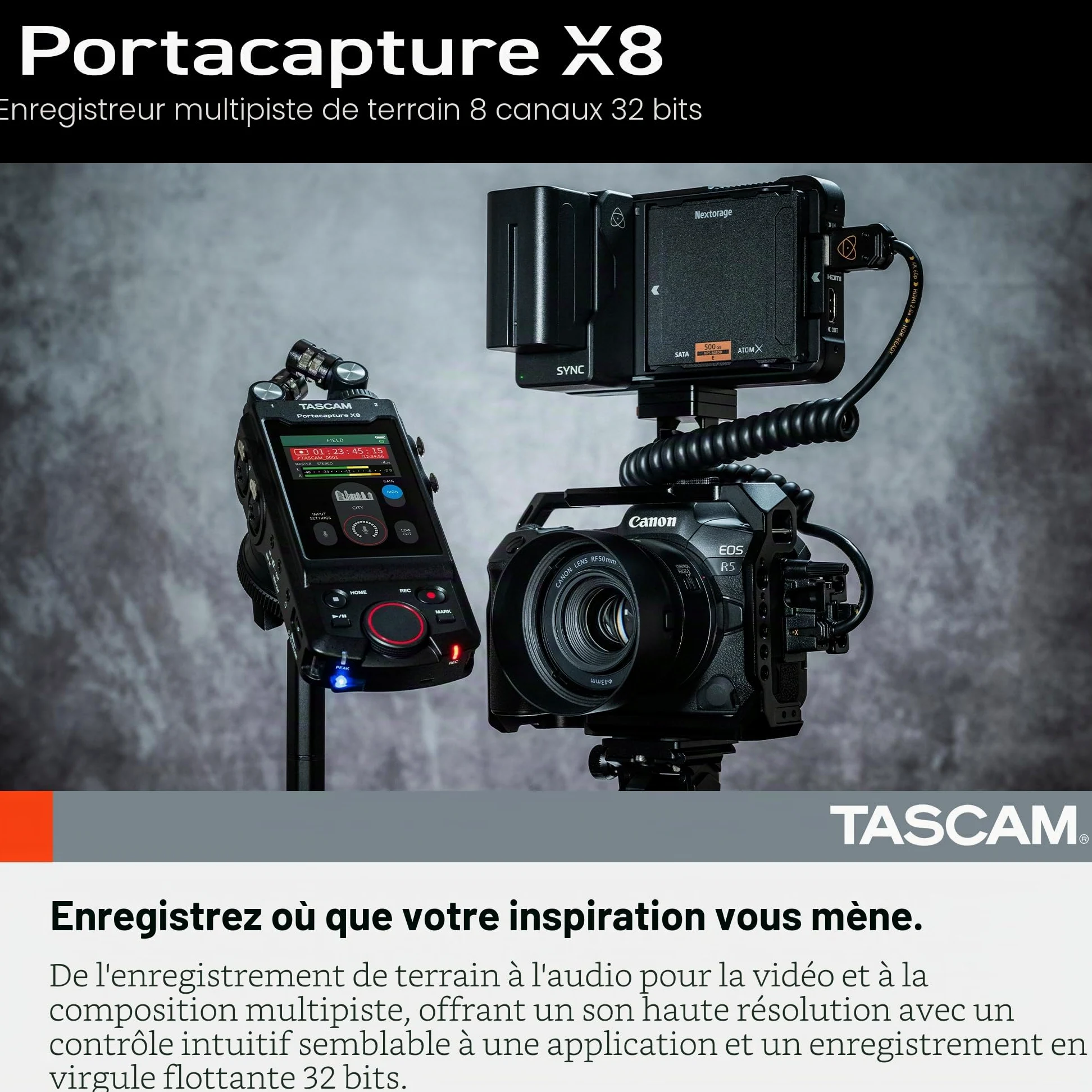 Tascam PORTACAPTURE X8 usb2.0