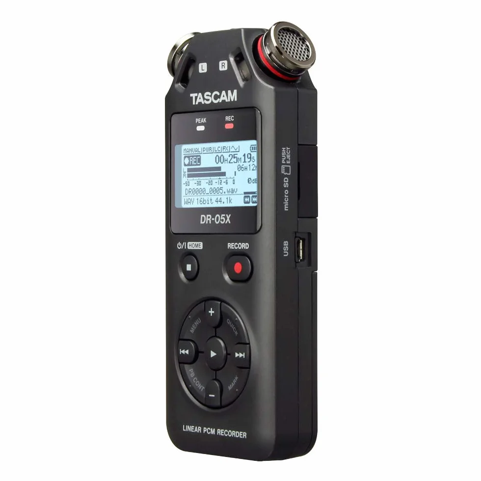 Tascam DR-05X Enregistreur vidéo numérique Portable avec Interface Audio USB