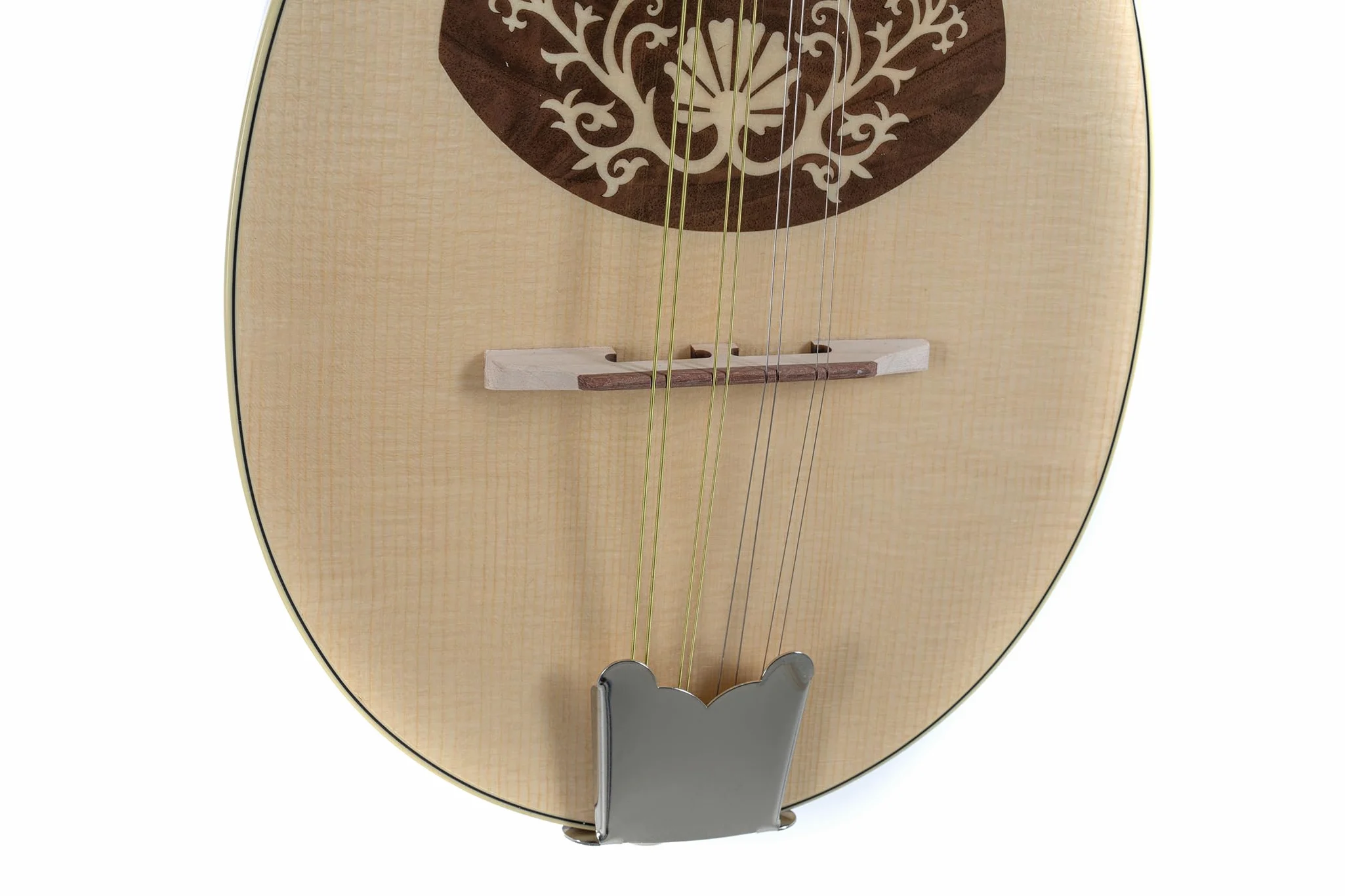 GEWA Mandoline Pro Arte Modèle 1 - Mandoline plate - Forme portugaise - Table en épicéa massif - Fond/éclisses en érable massif - Haute brillance - Fabriqué en Europe
