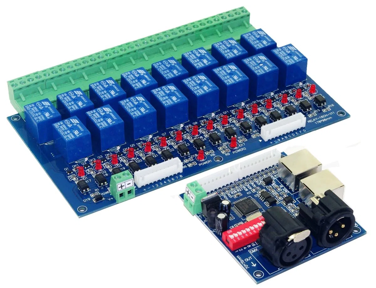 16 Channel DMX Controller Relay Switch Dimmer Kit 16 Way Relay Switch DJ Equipment