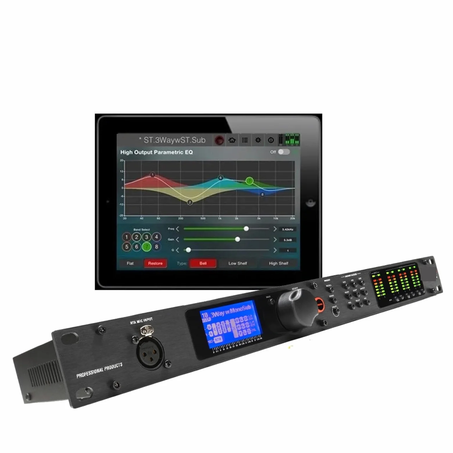 Processeur Audio De Scène, 2 Entrées Et 6 Sorties, Logiciel Original, Support De Pilote Audio Pro, Haut-parleur Professionnel, Processeur Audio