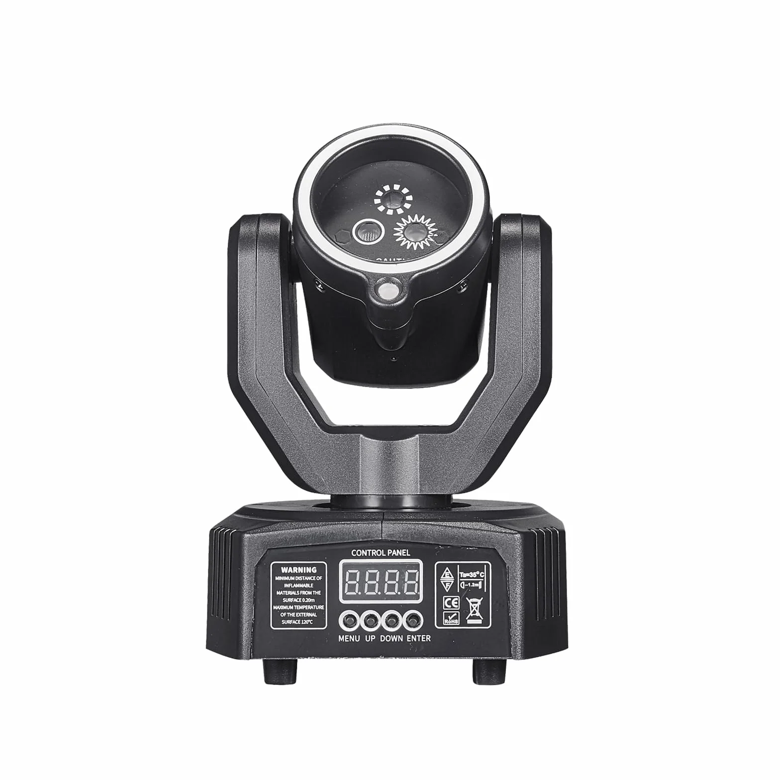 LT04 Lampe disco à tête mobile pour fête, projecteur DJ RVB contrôlé par la musique, projecteur à effet DMX, pour KTV, réunion de famille, mariage, anniversaire, Halloween