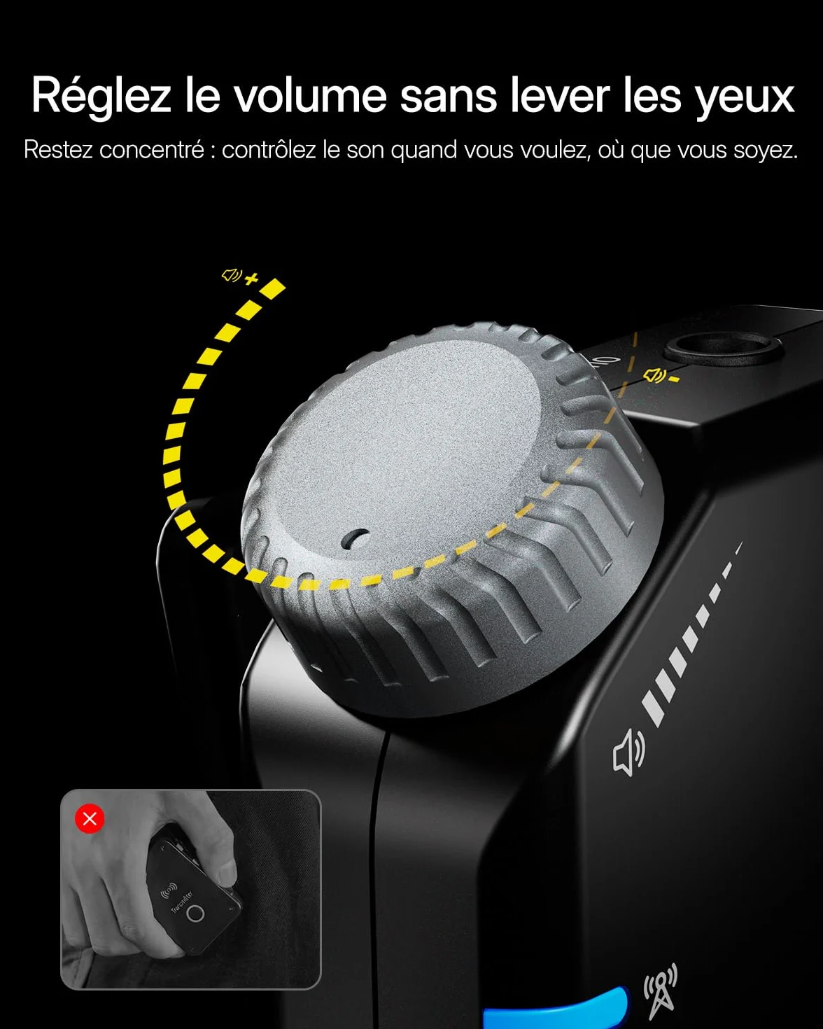 XTUGA Système de Surveillance Intra‑auriculaire sans Fil, système IEM stéréo sans Fil 2,4 GHz à Faible Latence, Surveillance de scène pour Groupes musicaux, églises et Musiciens (J02S)