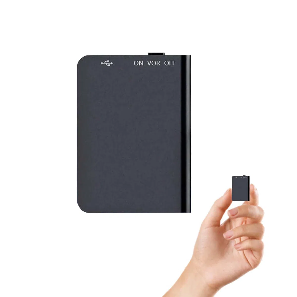 Mini enregistreur vocal - 16 Go - Avec activation vocale - Rechargeable par USB - Pour réunions, interviews, leçons