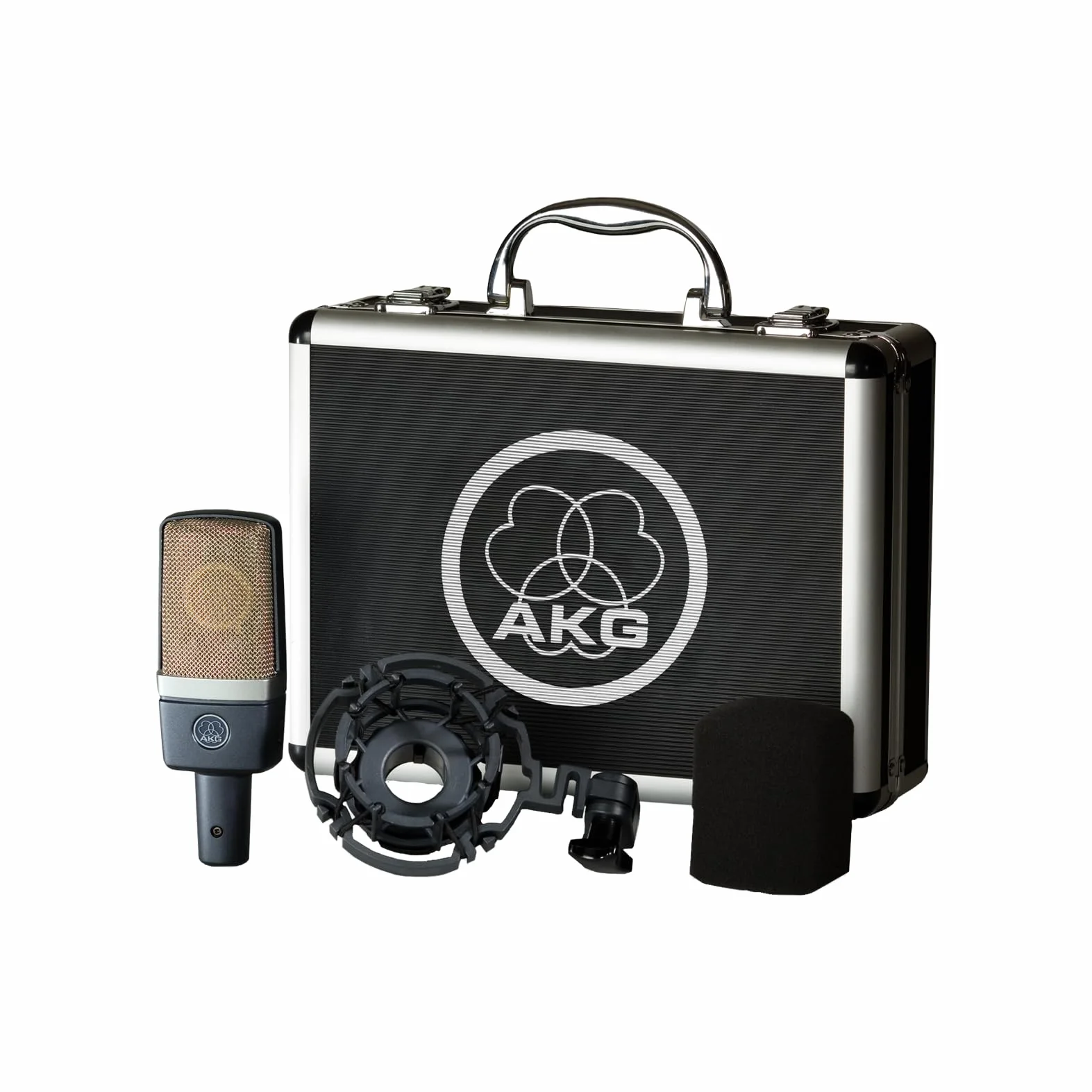 AKG C214 Microphone de Studio Statique Cardioïde Noir