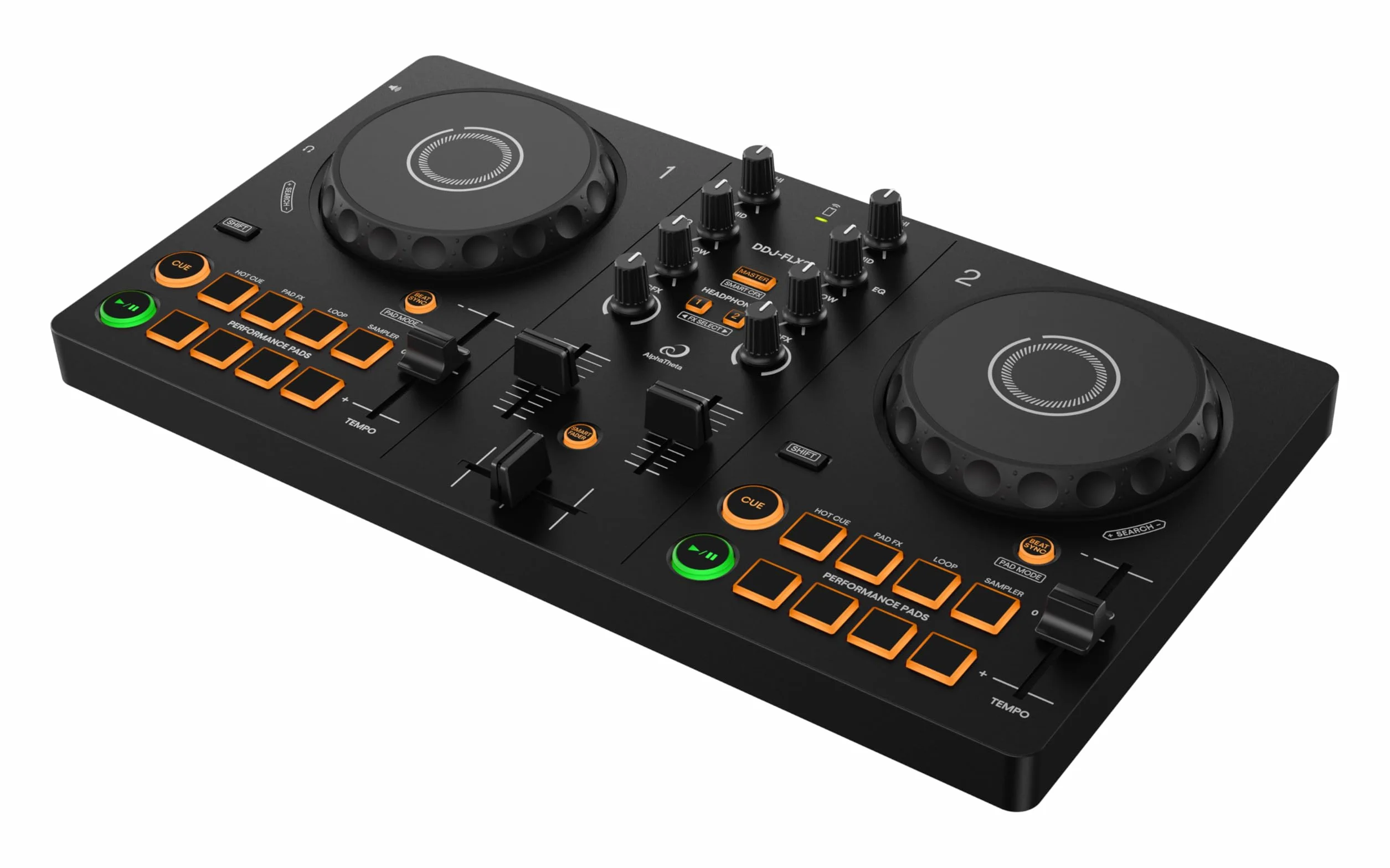 AlphaTheta Pioneer DJ DDJ-FLX2 Compact 2-canaux Contrôleur DJ