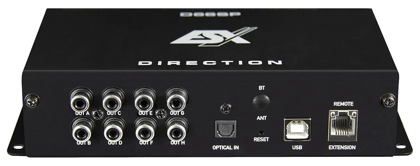 ESX D68SP Processeur numérique DSP 6 canaux avec sortie 8 canaux