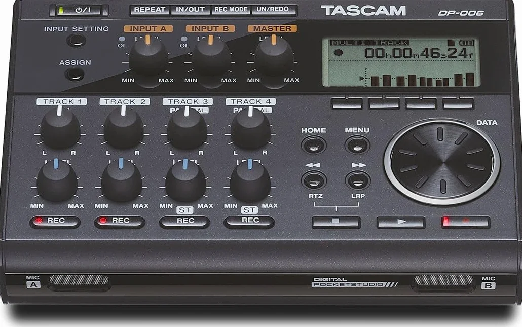 Tascam DP-006 – Pocketstudio numérique 6 pistes