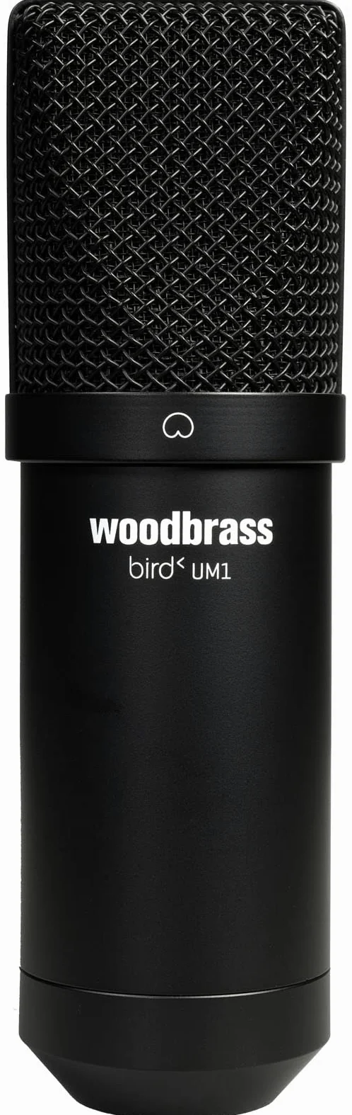 Bird Woodbrass UM1 Noir - Microphone USB Cardioïde à Condensateur PC et Mac pour Broadcast et Enregistrement Streaming, Podcasting, Conférence, Home Studio Mao, Voix Off