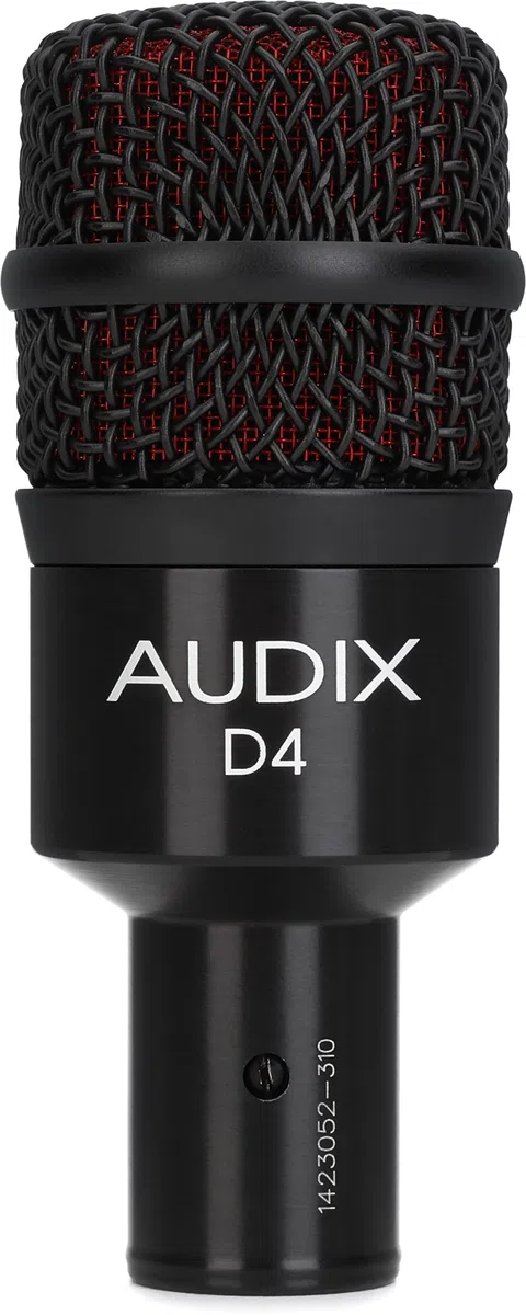 Audix D4 Micro dynamique hyper cardioïde pour tom basse, basse/Grosse caisse
