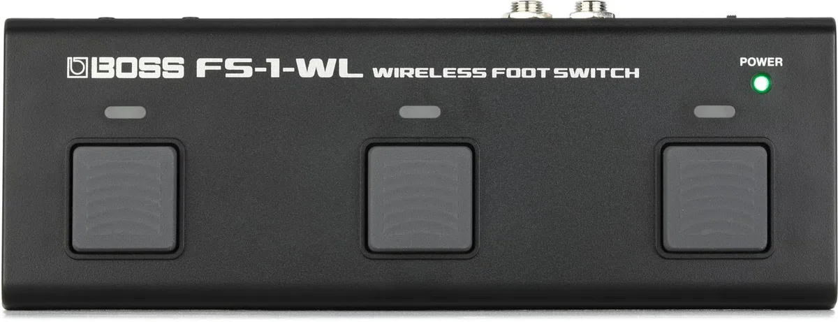 BOSS FS-1-WL Commutateur au pied sans fil compact | Contrôlez via Bluetooth les applis de partitions numériques, les vidéos YouTube, les logiciels musicaux et les instruments