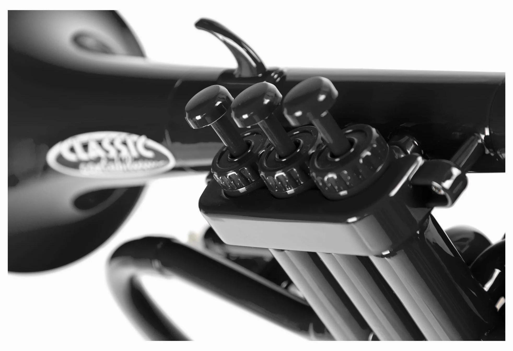 Classic Cantabile MardiBrass Bugle en ABS - Pistons Perinet - 600g léger - Perçage : 11,5 mm - avec embouchure et housse - noir