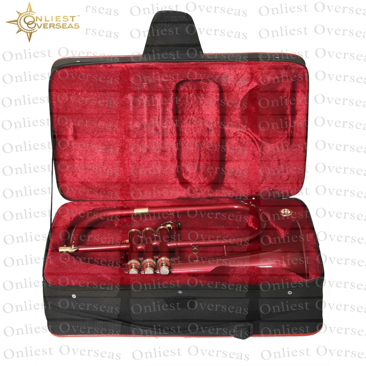 Flugel Horn 3 Valve Instrument en laiton avec tonalité chaude et valves lisses pour musiciens et étudiants