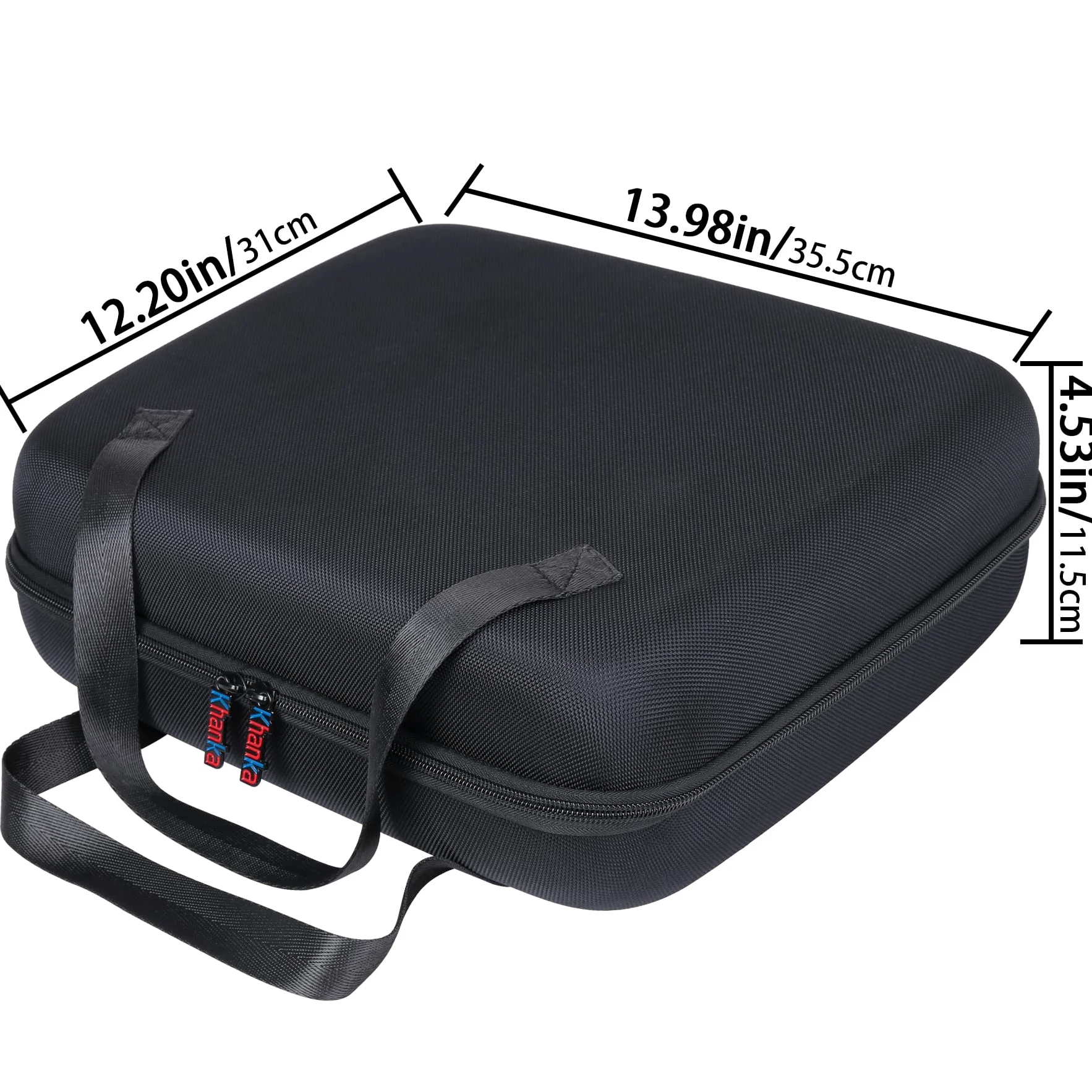 Khanka Étui de Transport Rigide Compatible avec la Production Tout-en-Un RØDECaster Pro II, Housse de Protection de Voyage pour RØDE Caster Pro II (étui Uniquement)