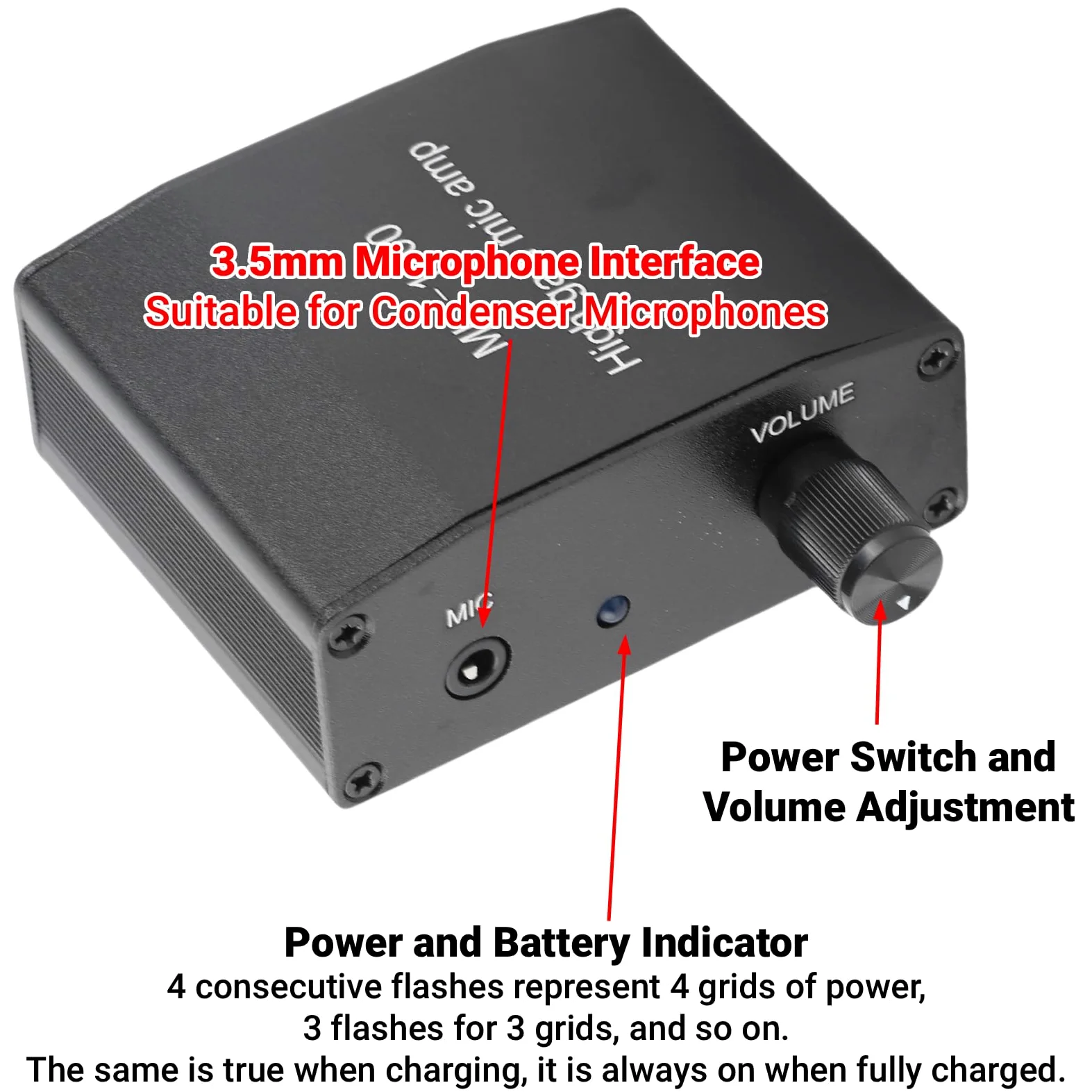 Amplificateur de Microphone Mic Préampli de Microphone Amplificateur Hautparleur Mélangeur Console Sonorisation pour Home Kit de Système D'amplificateur de Puissance