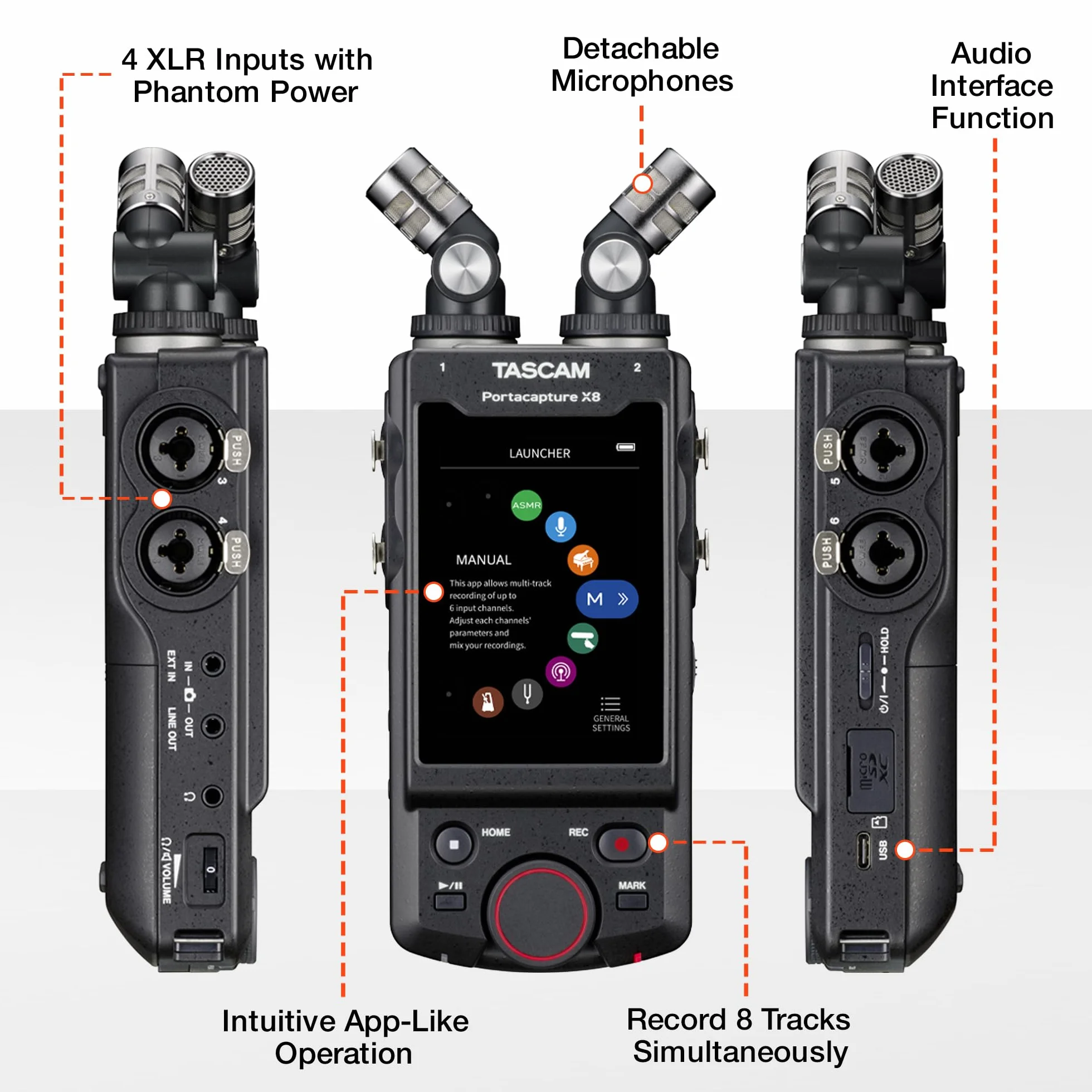 Tascam PORTACAPTURE X8 usb2.0