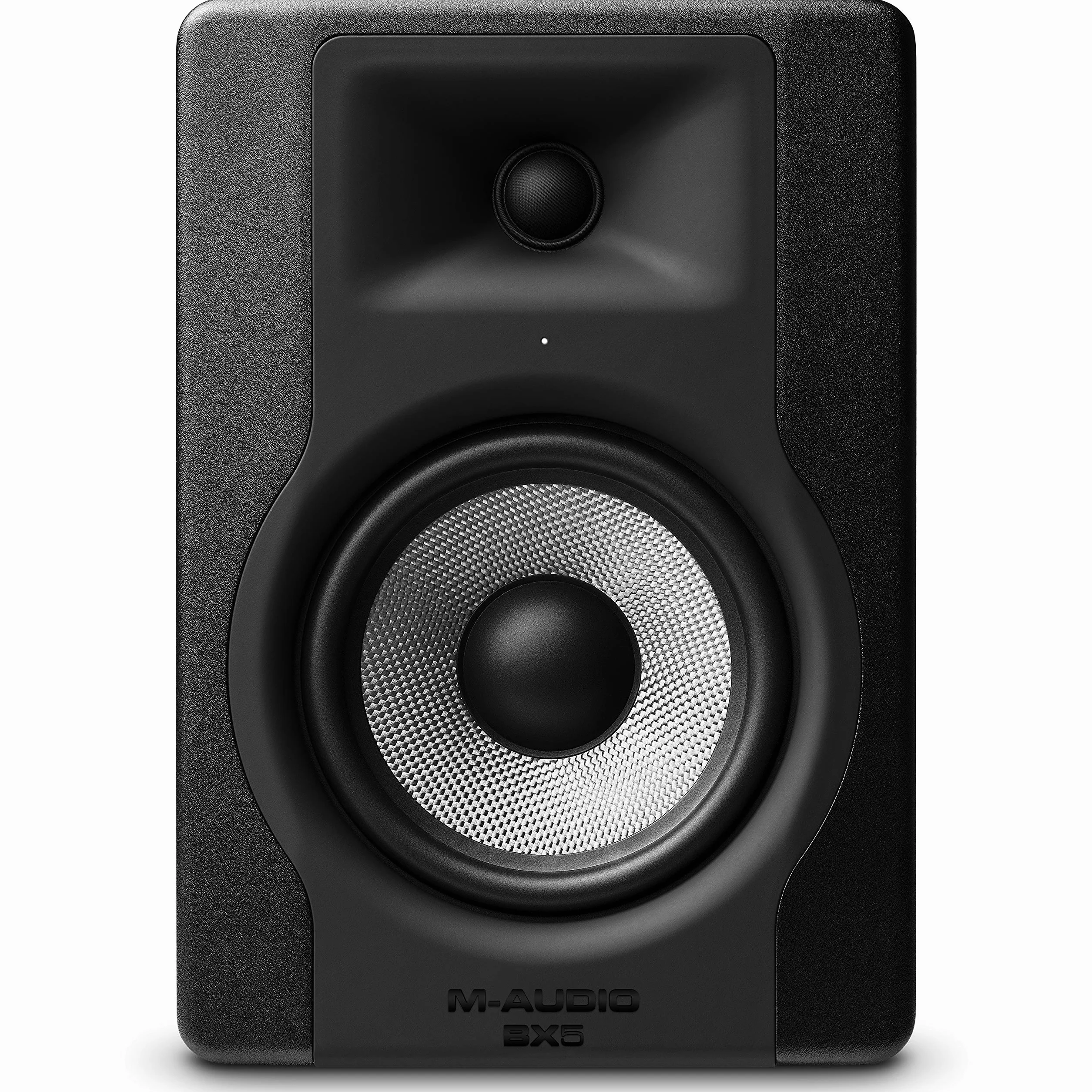 M-AUDIO BX5 Moniteur de Studio Simple 5 Pouces pour Production Musicale et Mixage avec Contrôle de l Espace Acoustique, Enceinte Active 2 Voies