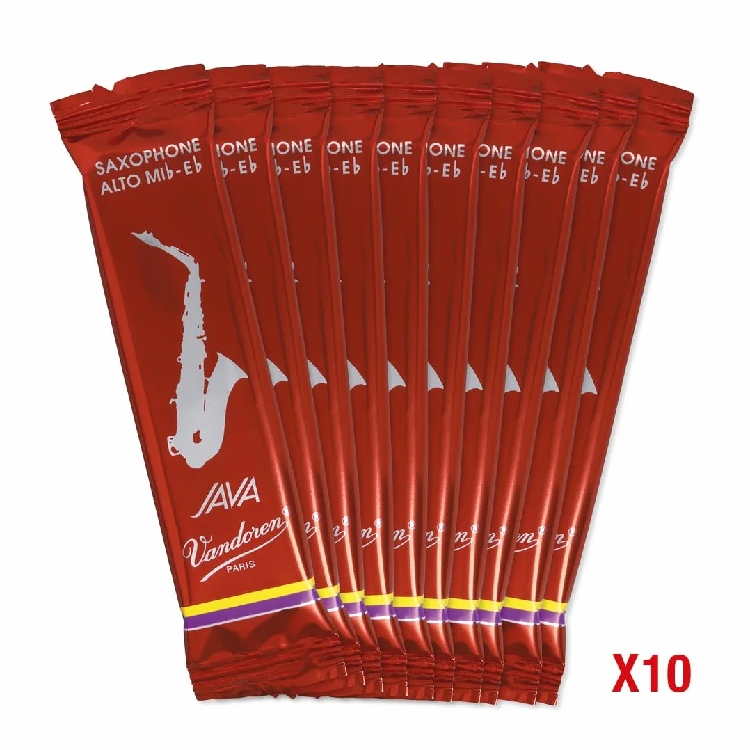Anche Vandoren pour saxophone alto Java Filed Red Puissance : 2 1/2
