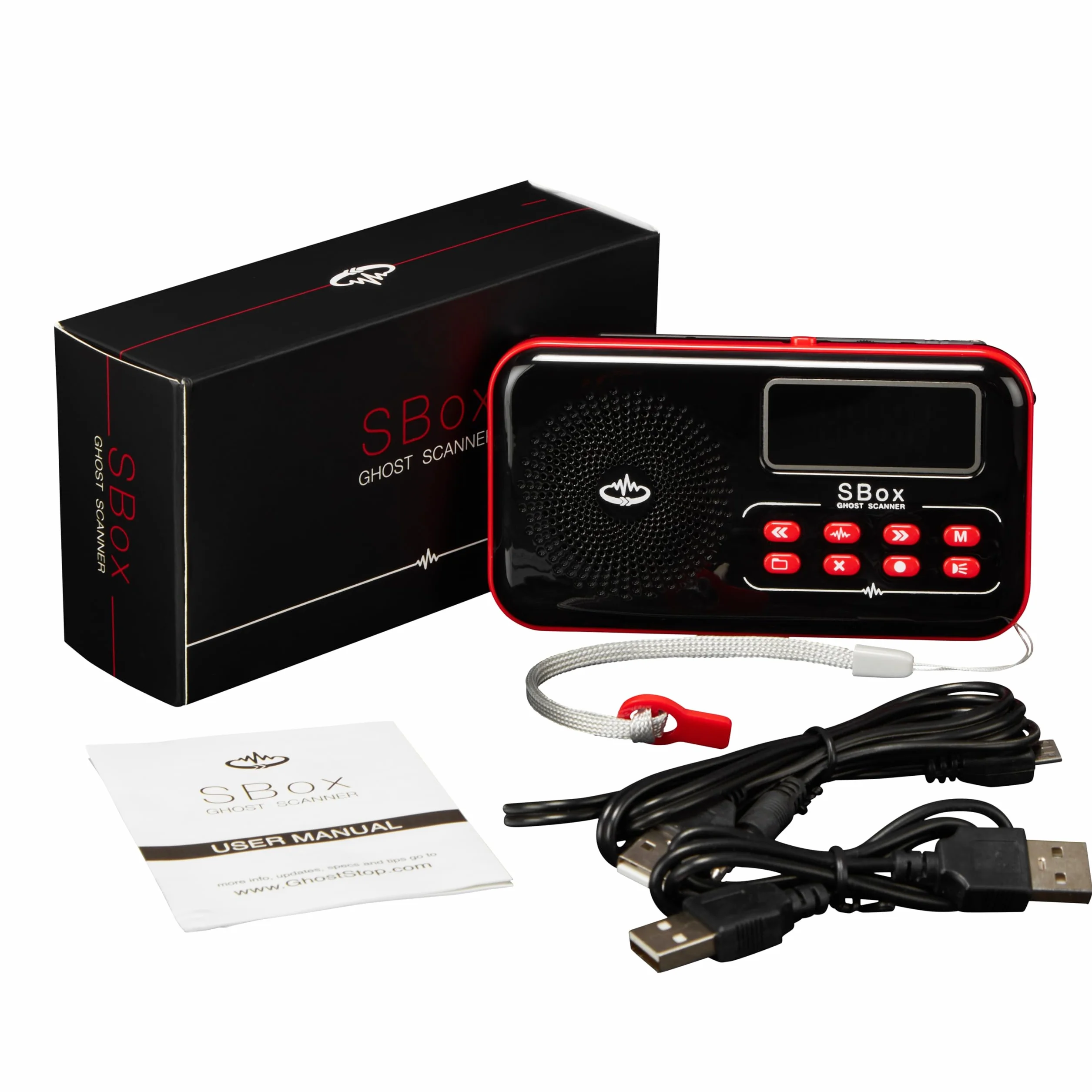 SBox Ghost Box Scanner avec Spirit Box et enregistreur EVP