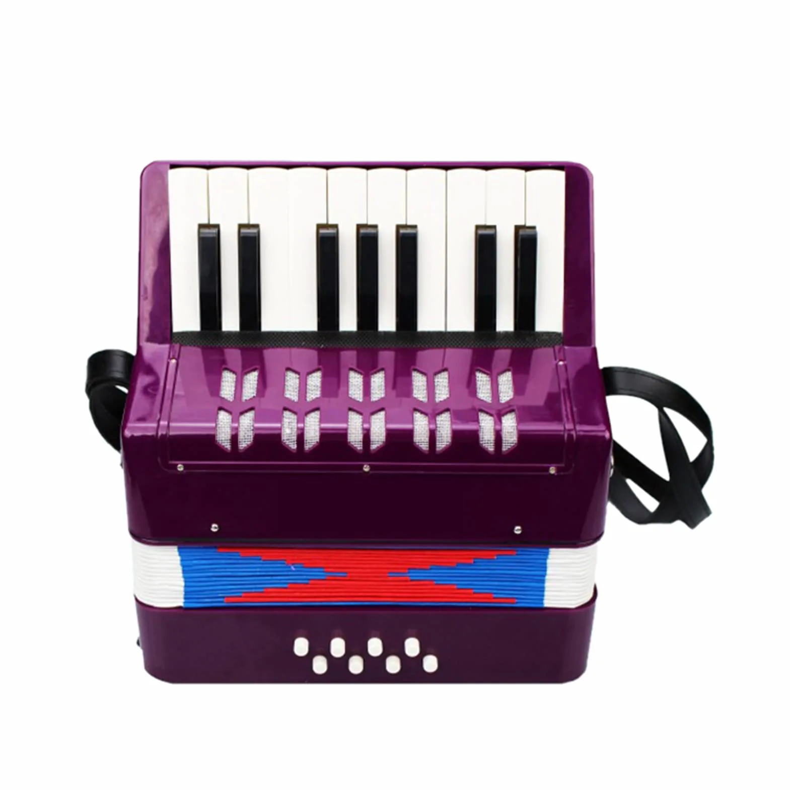Enfants Enfants accordéon 17 Touches 8 Basses Mini Petit accordéon Instrument de Musique éducatif pour Cadeau d'anniversaire débutant