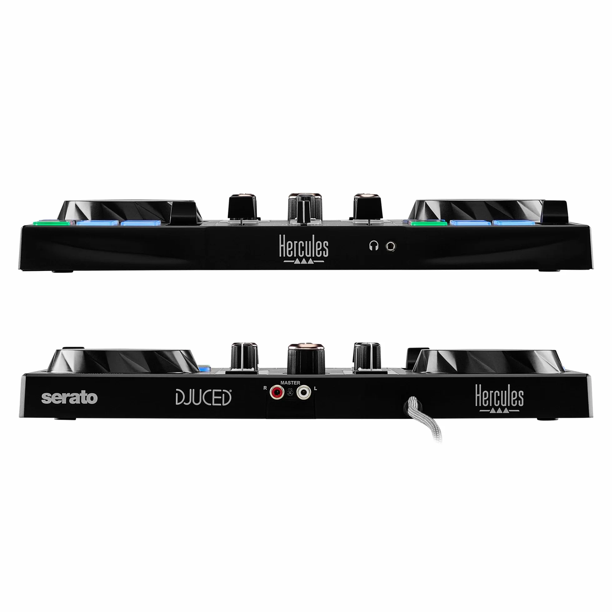 Hercules DJControl Inpulse 200 MK3 avec Casque de Monitoring Hercules HDP DJ45 - Pack DJ Débutant - Logiciels Serato DJ Lite & DJUCED Inclus - Système DJ USB 2 Canaux