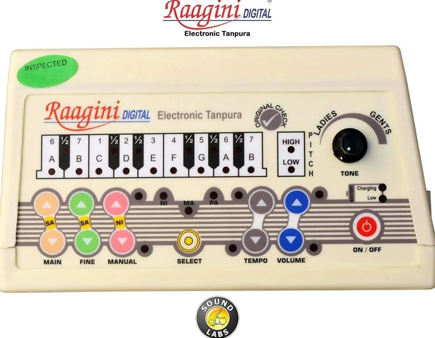 RAAGINI ÉLECTRONIQUE NUMÉRIQUE ~ TANPURA TAMBORA AVEC TABLA, ESRAJ, SITAR RDS 220
