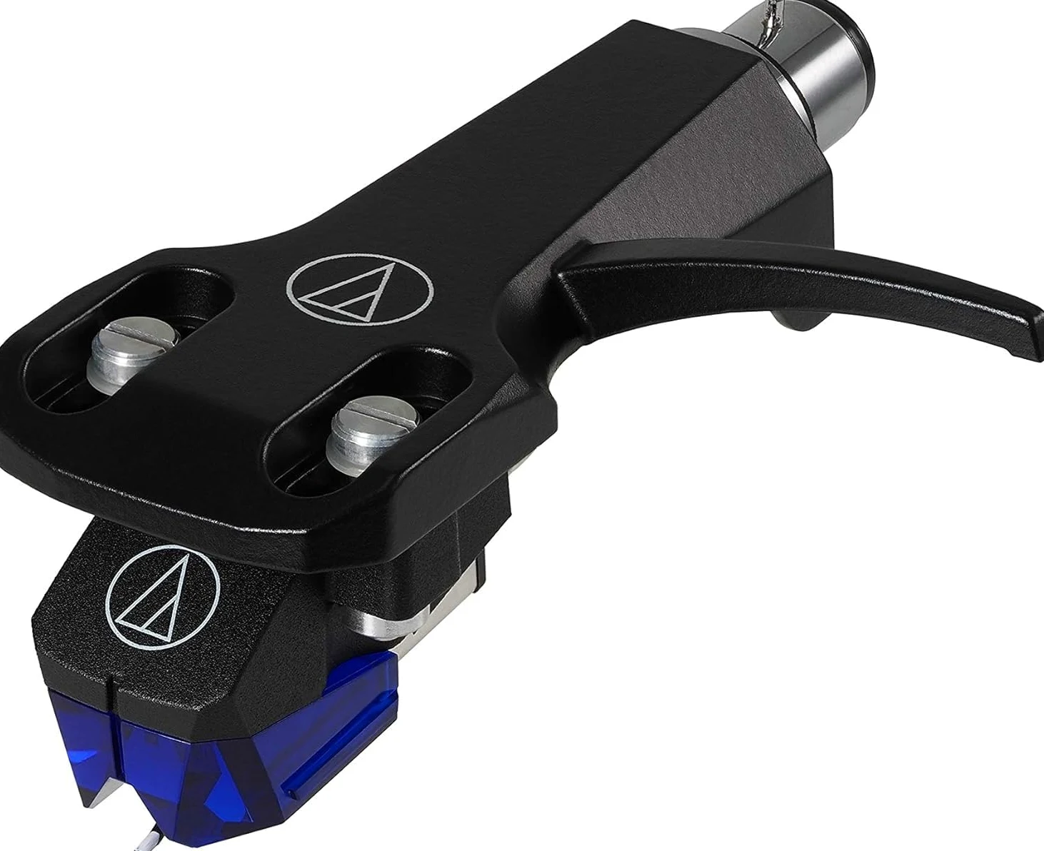 Audio-Technica AT-XP3/H Cellule Stéréo à Double Aimants Mobile avec Porte-Cellule DJ Bleu