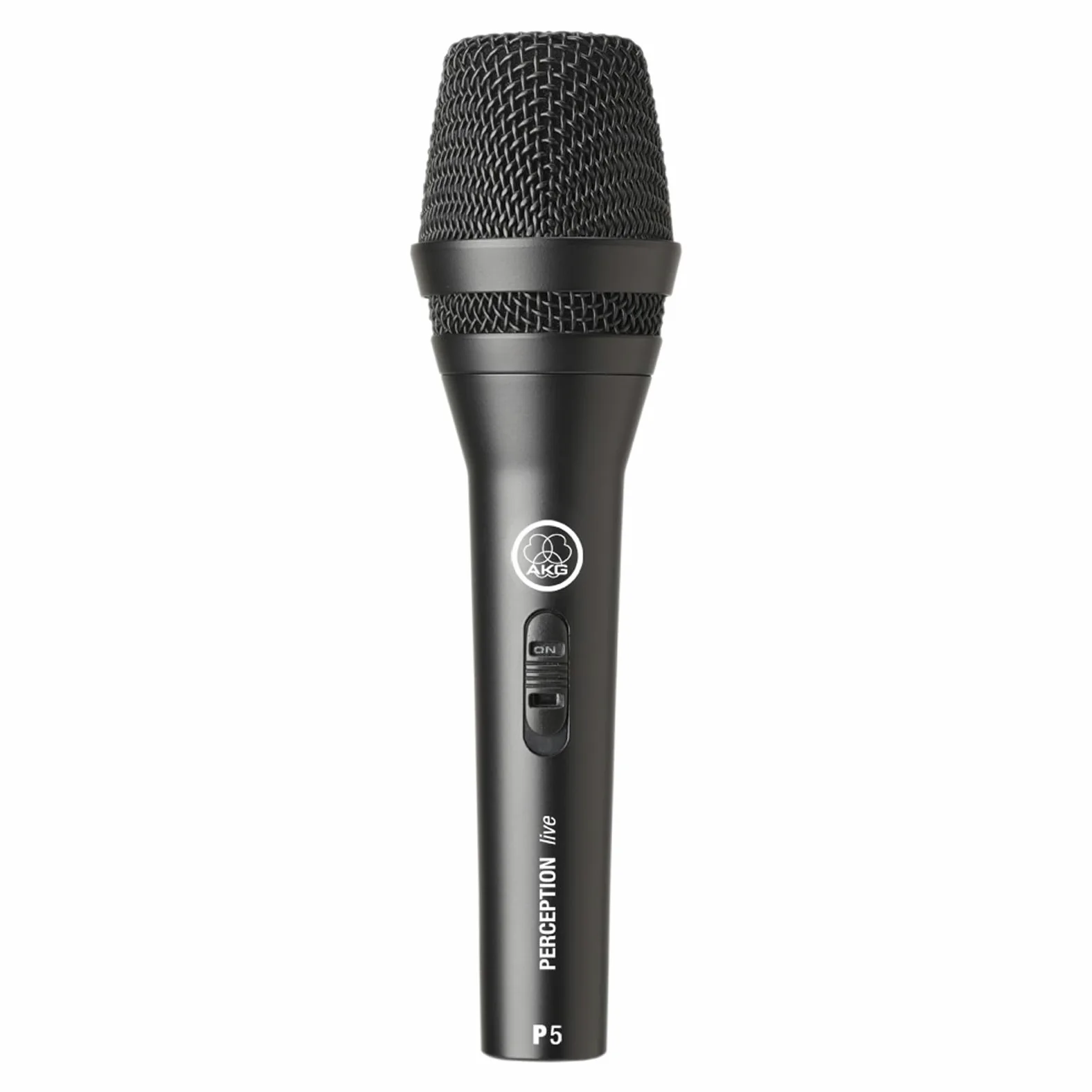 AKG P5s Professional Dynamic Live Microphone vocal avec commutateur, Noir