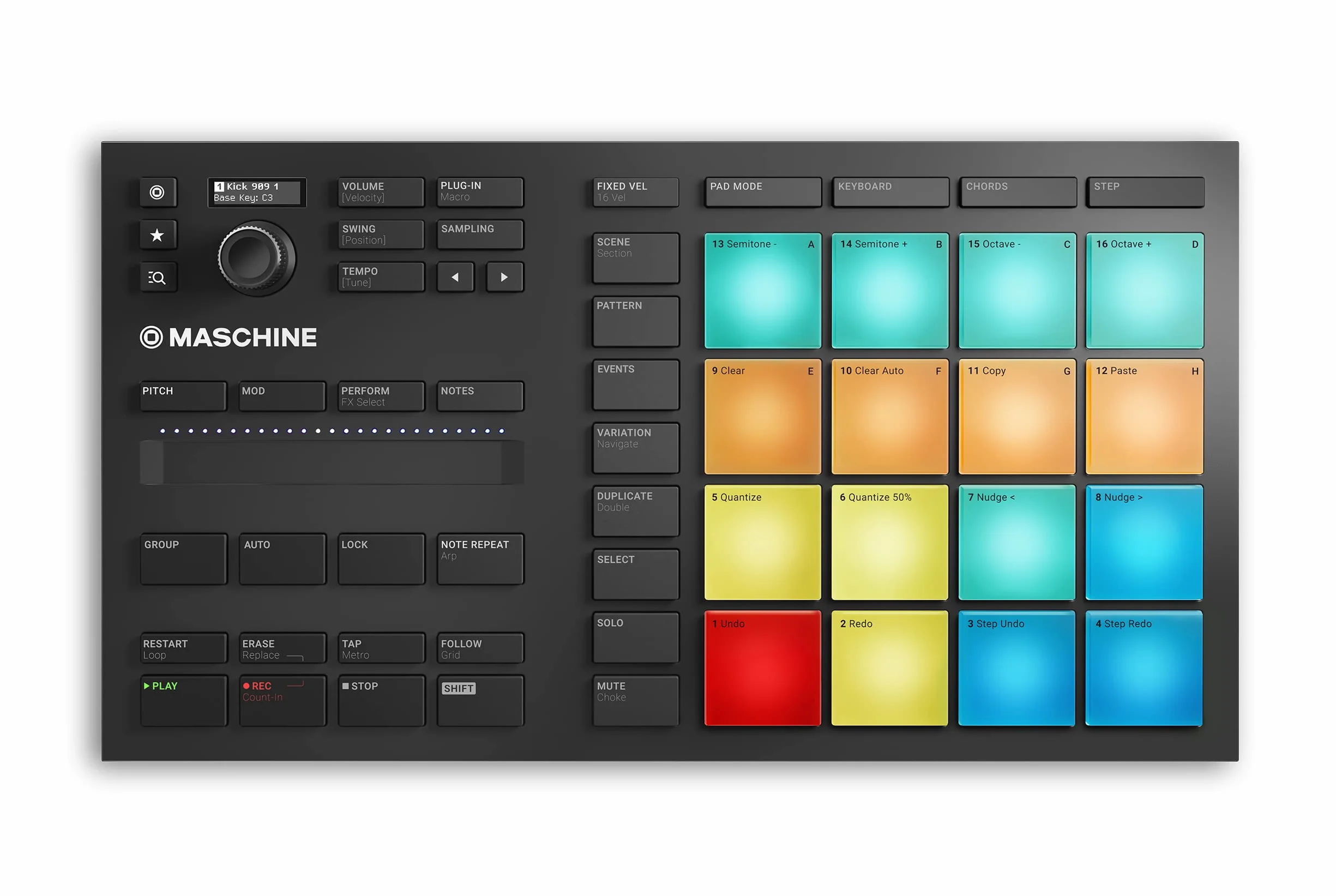 Native Instruments Maschine Mikro Mk3 - Instrument d’Enregistrement Noir