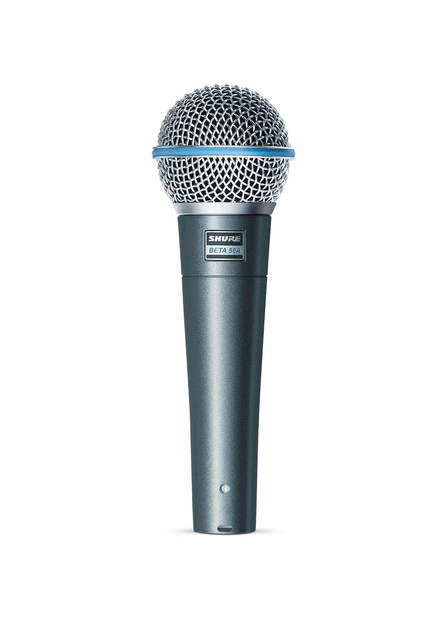 Shure Beta 58A Microphone Vocal - Micro Dynamique Supercardioïde à Un Élément pour la Scène et Le Studio, avec Adaptateur de Pied Réglable A25D, Adaptateur de Filetage de 5/8" à 3/8" (Euro)