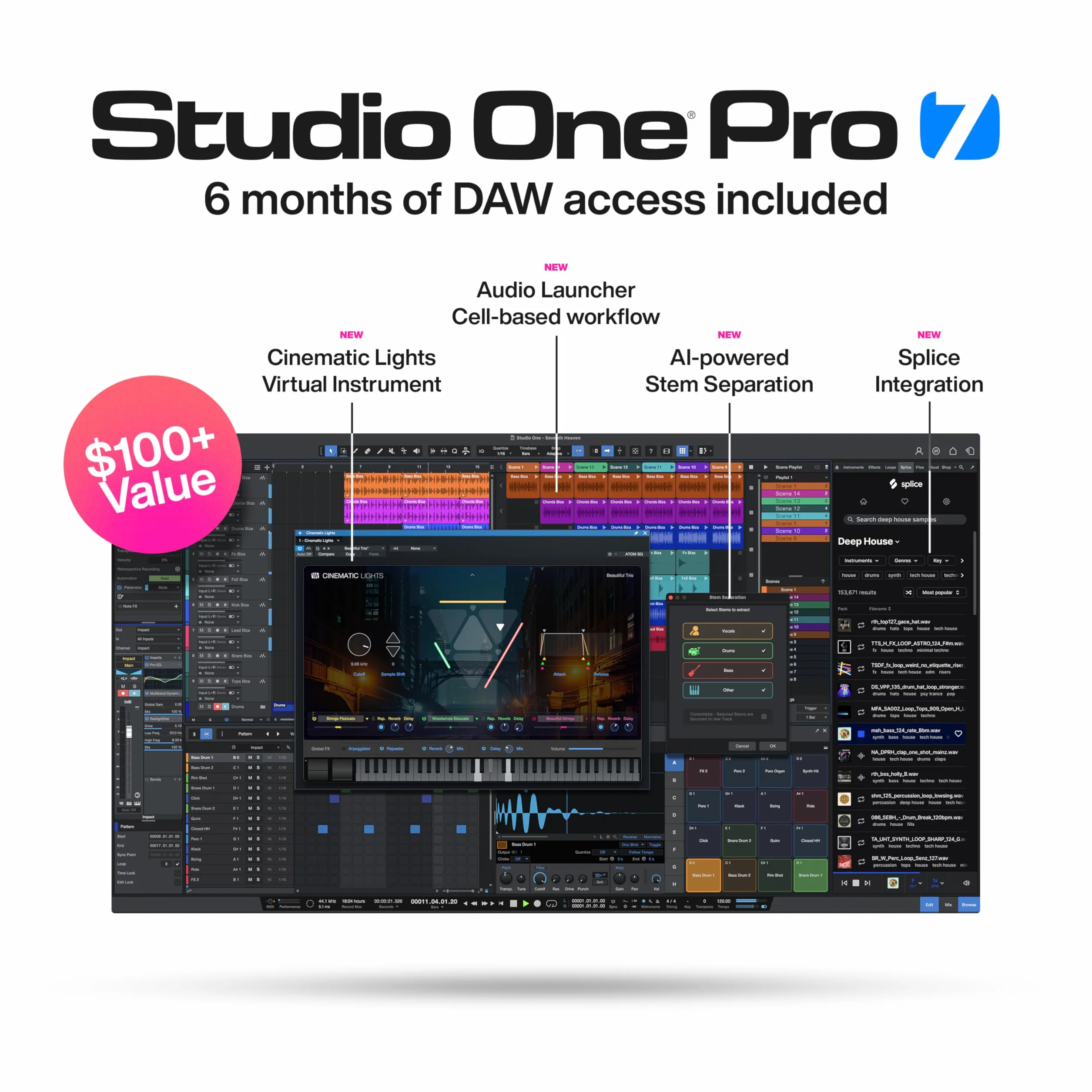 PreSonus ATOM, Contrôleur MIDI, Contrôleur de Pad pour Production Musicale et Performance avec Studio One Artist, Ableton Live Lite et Bundle de Logiciels d'Enregistrement Studio Magic