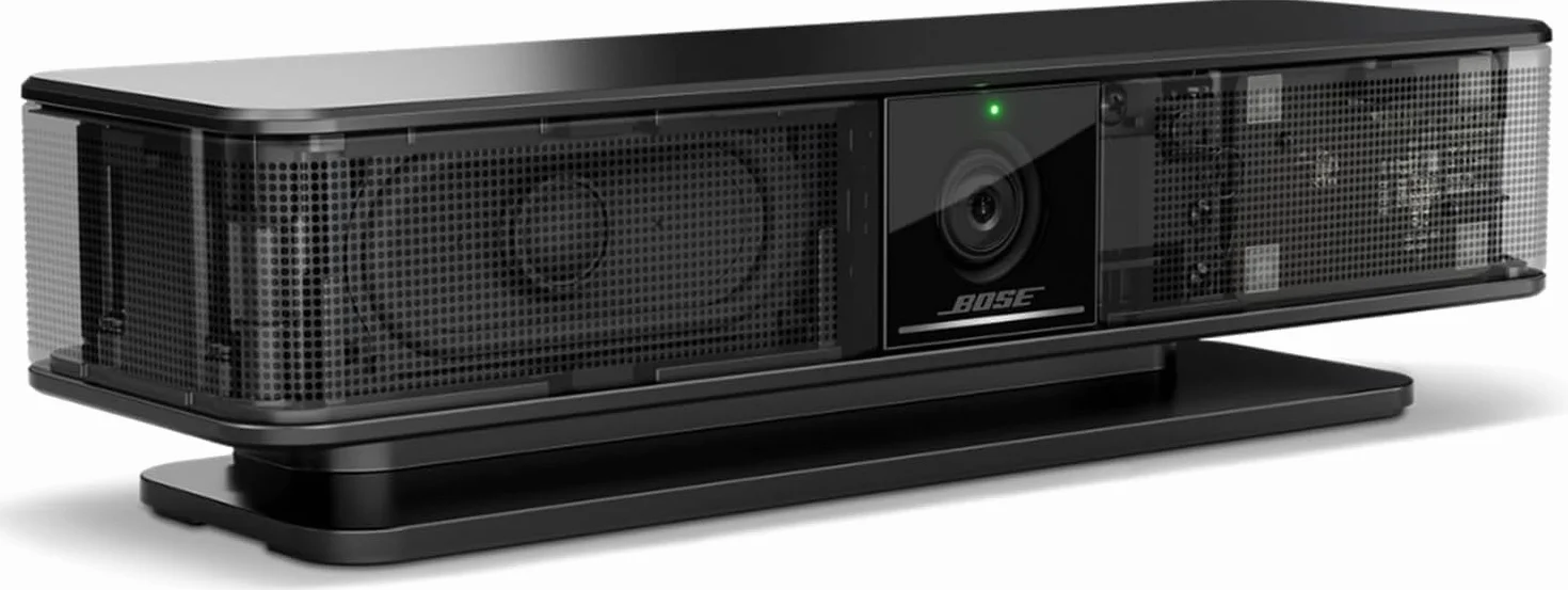 Bose Videobar VB-S Système de Visioconférence USB Tout-en-Un avec Qualité Audio Professionnelle Bose, Caméra 4K Ultra-Haute Définition et Placement Flexible | 230V | Version EU