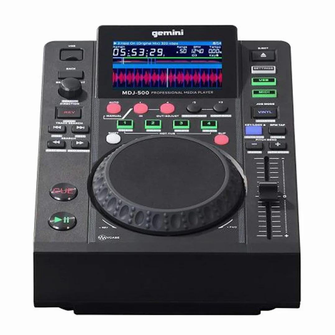 Lecteur CD Gemini mdj-500 slot MP3 USB Disp.LCD