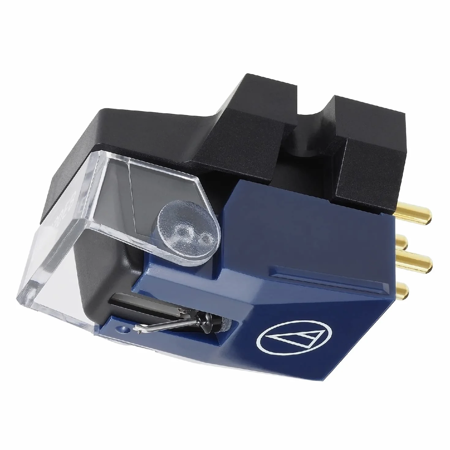Audio-Technica VM520EB Dual Moving Magnet Phono Cartridge with Elliptical Stylus (Black/Blue)