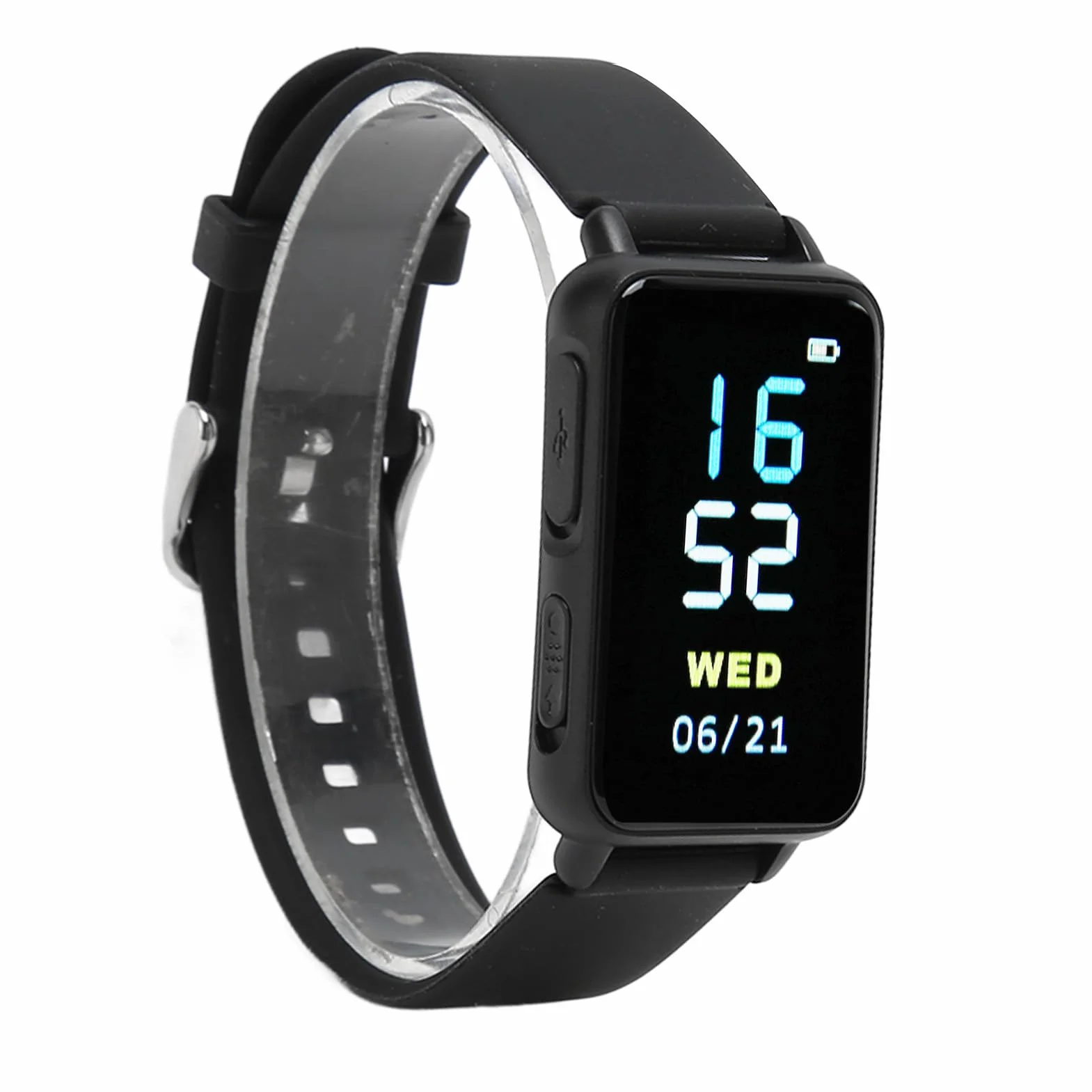 Montre Enregistreur Vocal, Enregistreur activé par la Voix avec 50 Heures de Temps D'enregistrement Continu, Enregistreur MP3 avec Appareil Audio D'enregistrement de (64g)