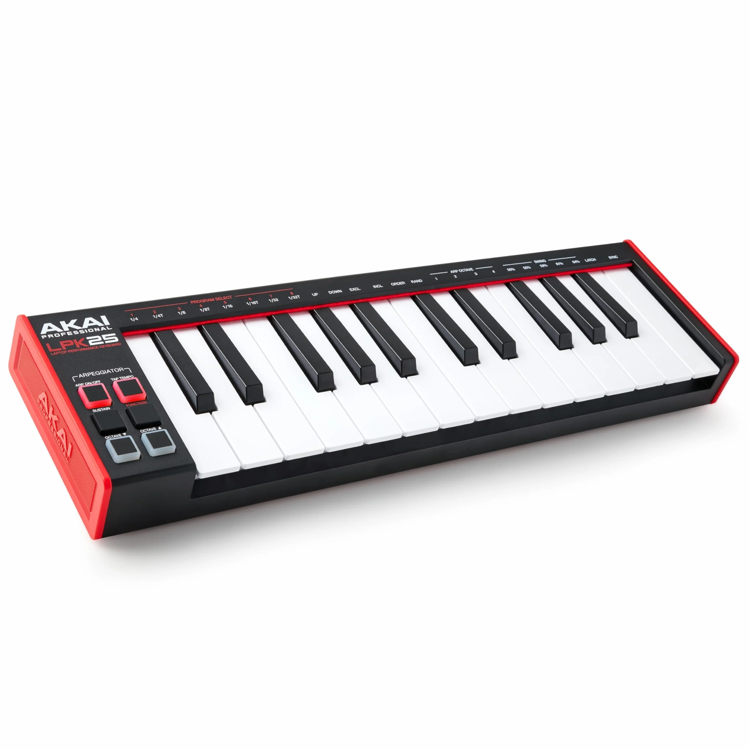 Akai Professional LPK25 - Clavier MIDI USB avec 25 Touches Synthé Réactives pour Mac et PC, Arpégiateur et Logiciel de Production Musicale