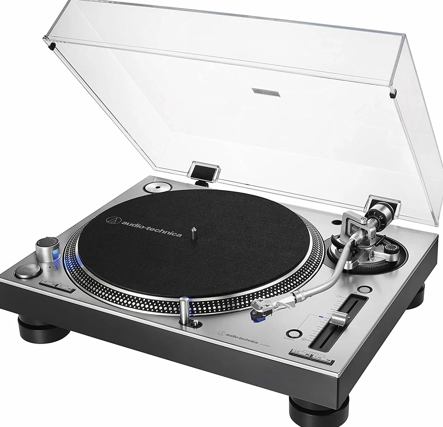 Audio-Technica AT-LP140XP Platine professionnelle à entraînement direct - Argent