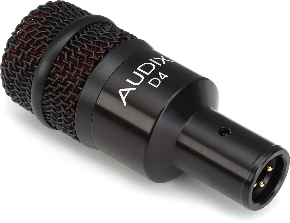 Audix D4 Micro dynamique hyper cardioïde pour tom basse, basse/Grosse caisse
