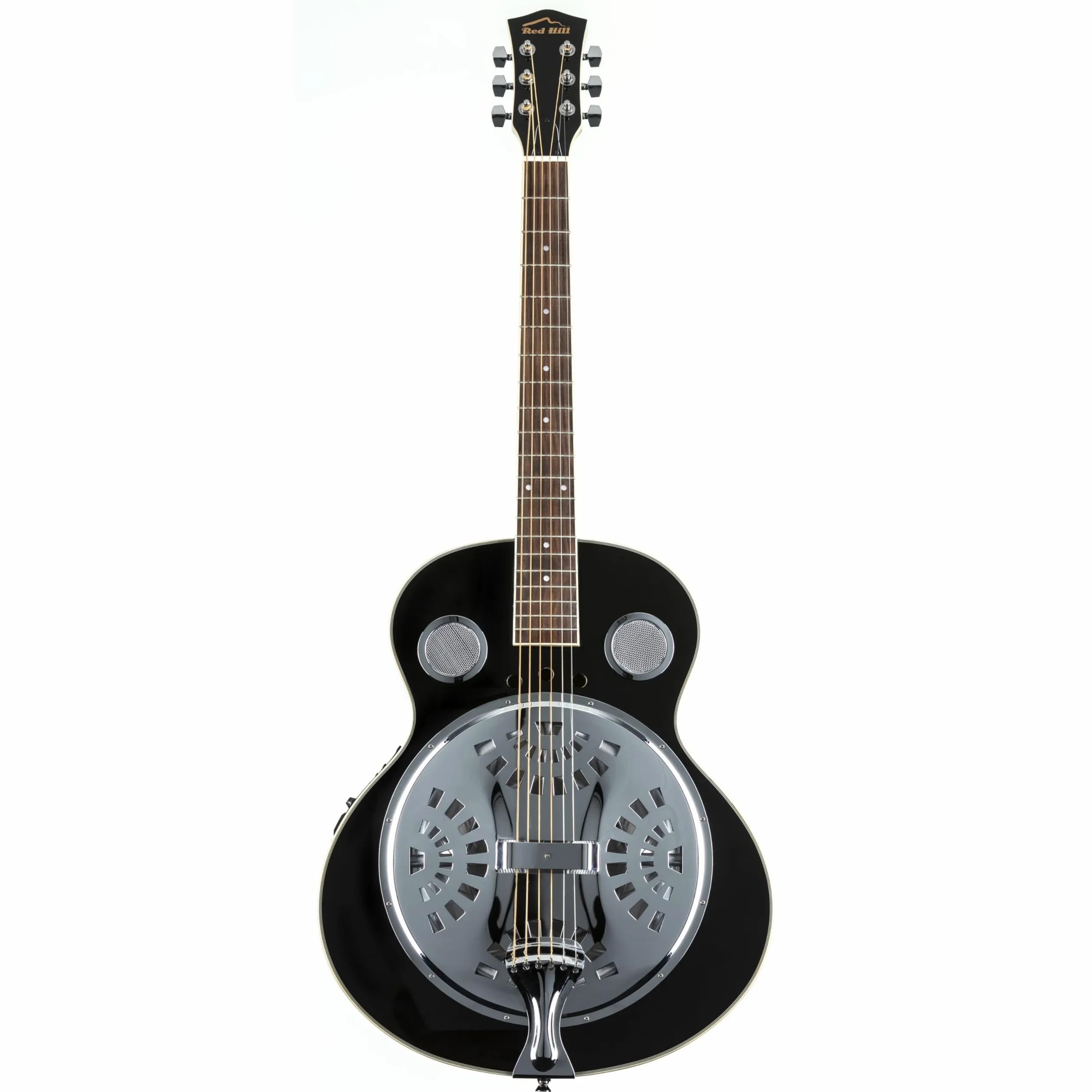 Red Hill Resonator Guitar Black - Dobro